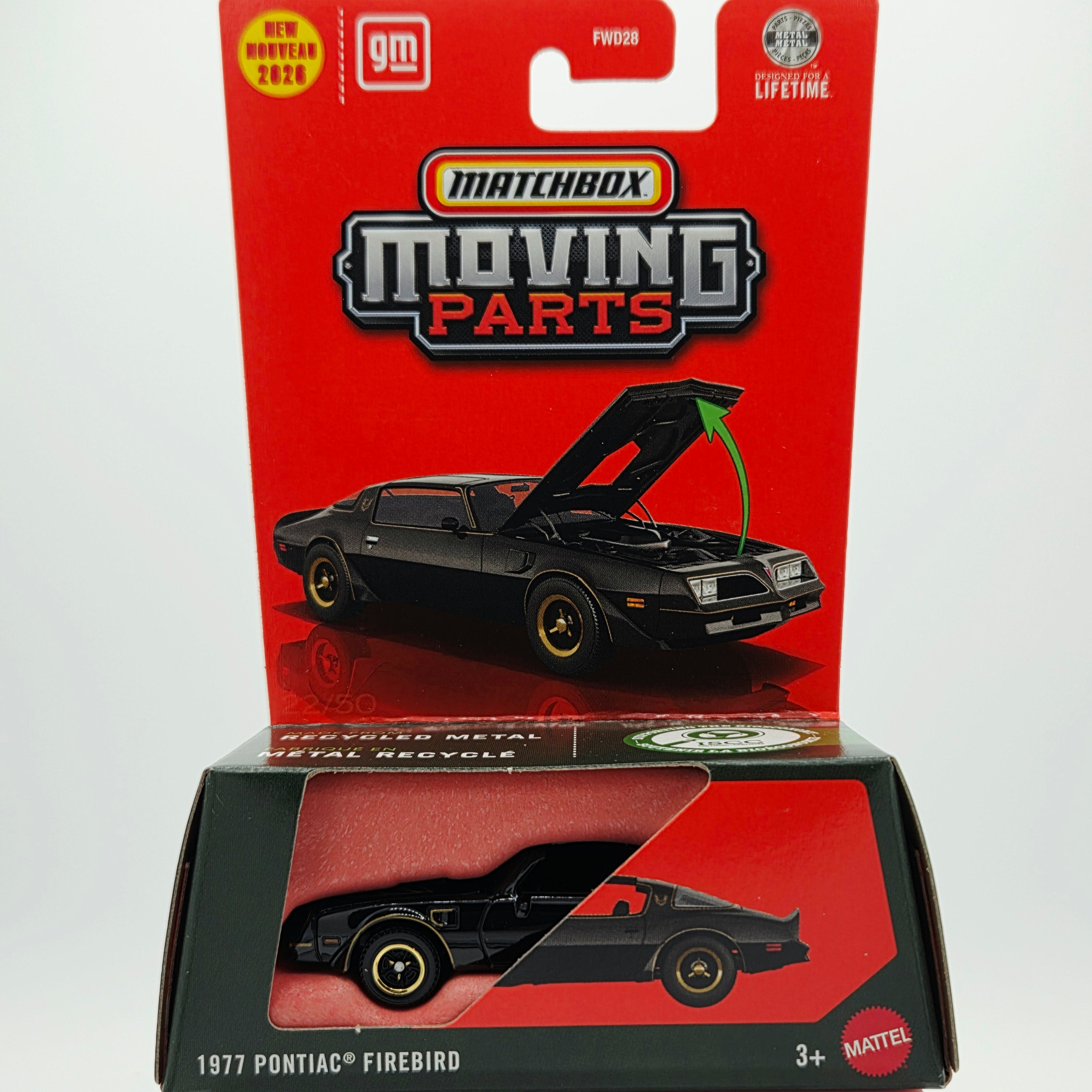 Matchbox '77 Pontiac Firebird (2026 Moving Parts Mix 4 M)