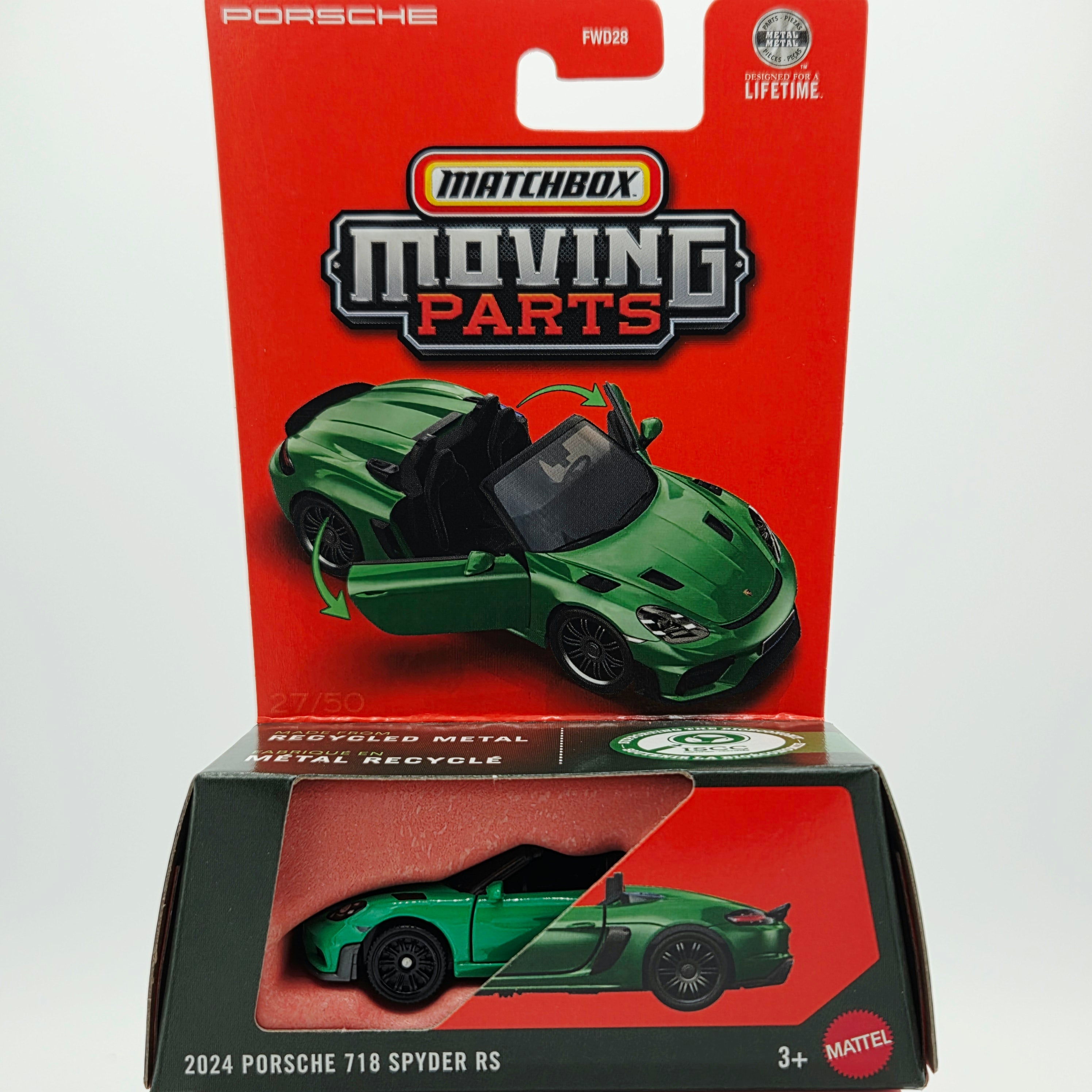 Matchbox '24 Porsche 718 Spyder RS (2026 Moving Parts Mix 4 M)