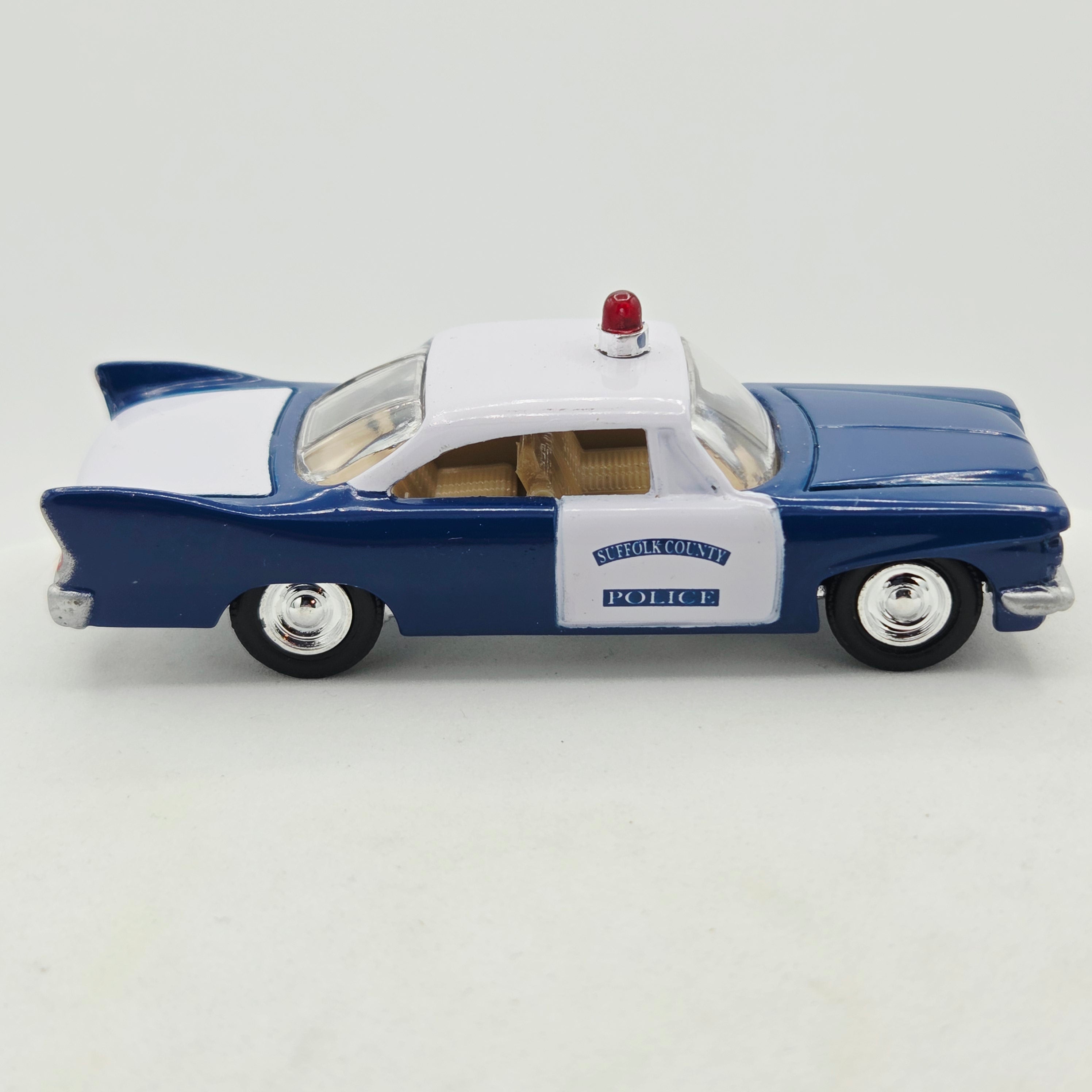 Racing Champions '60 Plymouth Police Car - 1:64, Suffolk County NY (1999 Police USA)