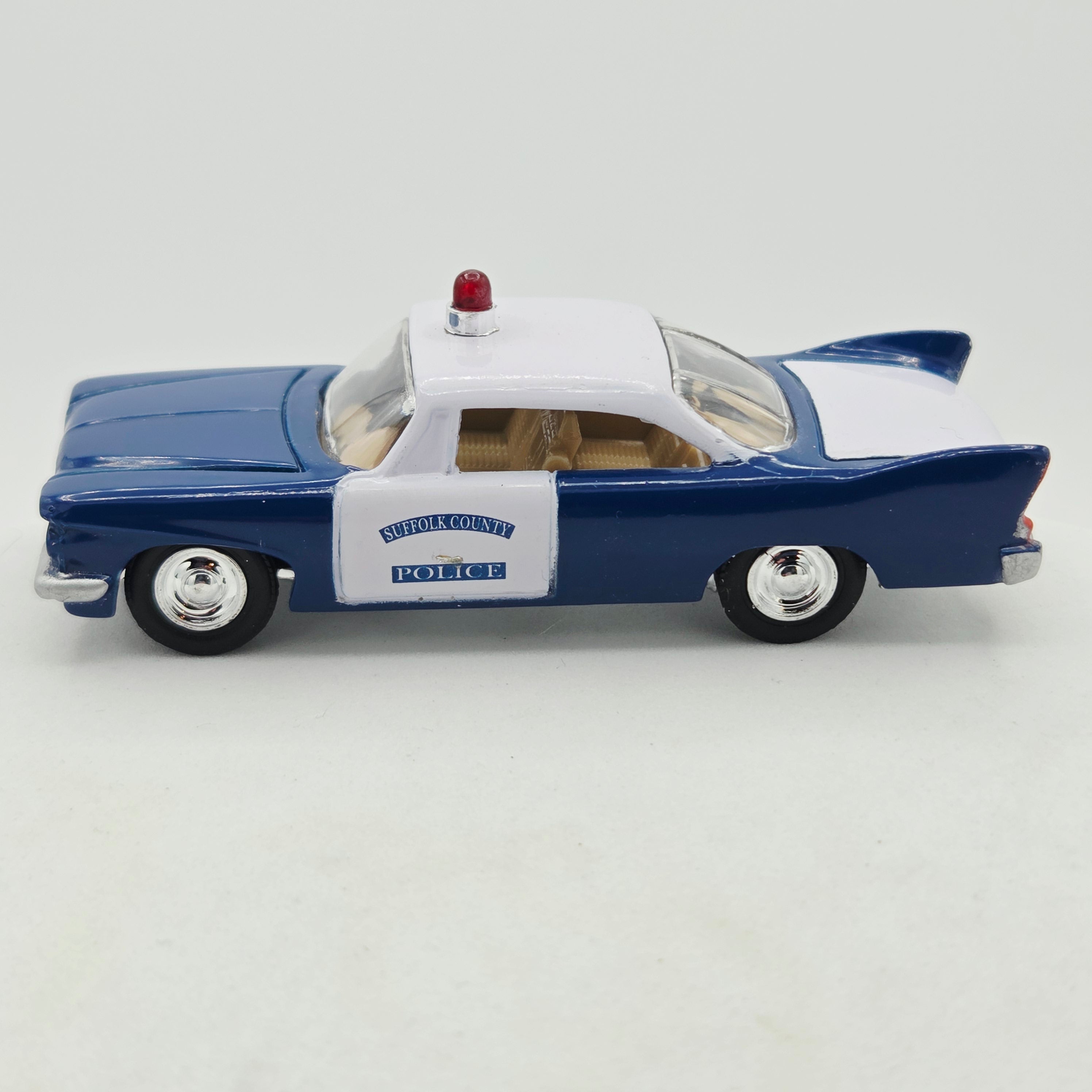 Racing Champions '60 Plymouth Police Car - 1:64, Suffolk County NY (1999 Police USA)