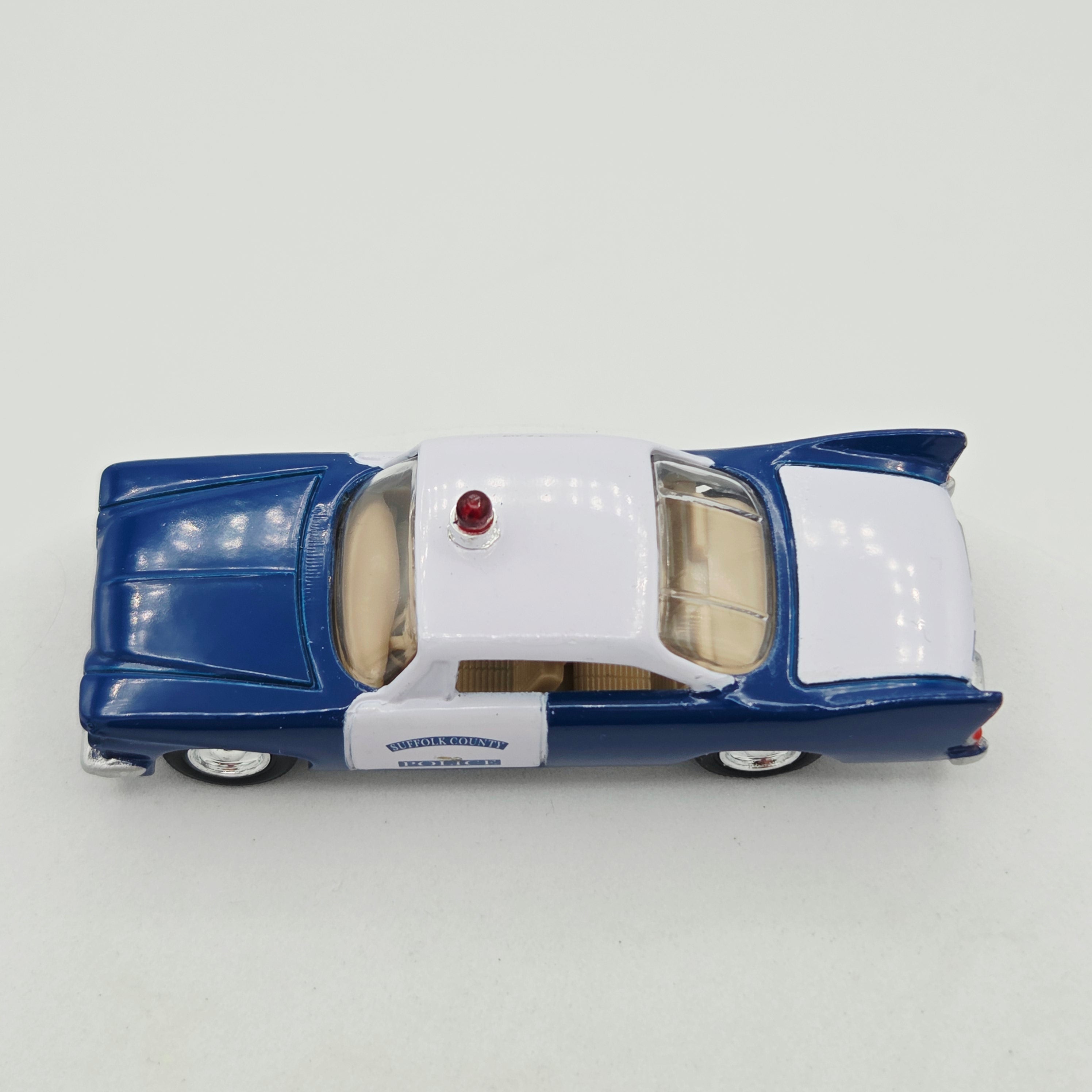 Racing Champions '60 Plymouth Police Car - 1:64, Suffolk County NY (1999 Police USA)