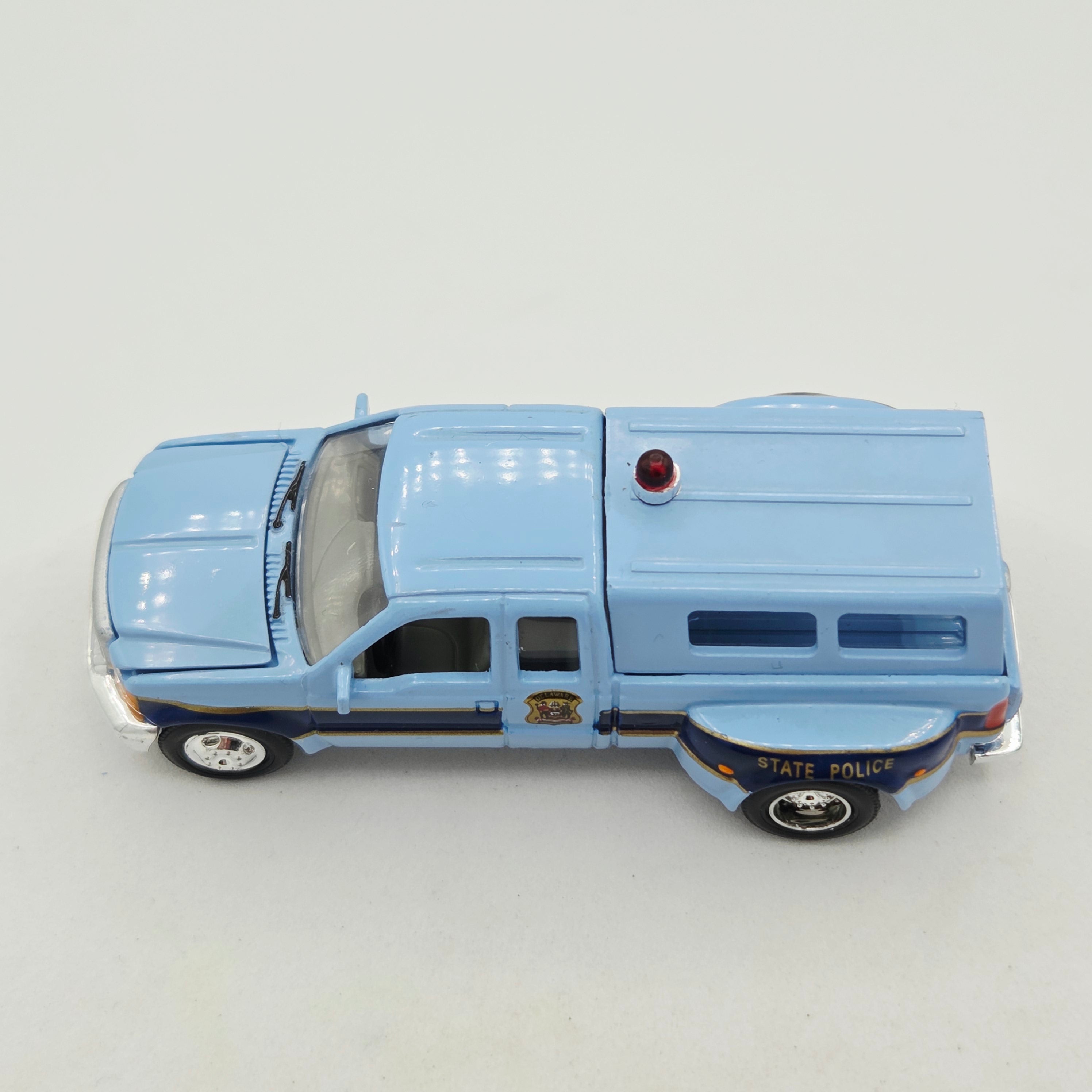 Racing Champions '99 Ford F-350 Pickup - 1:64, Delaware State Police (1999 Police USA)