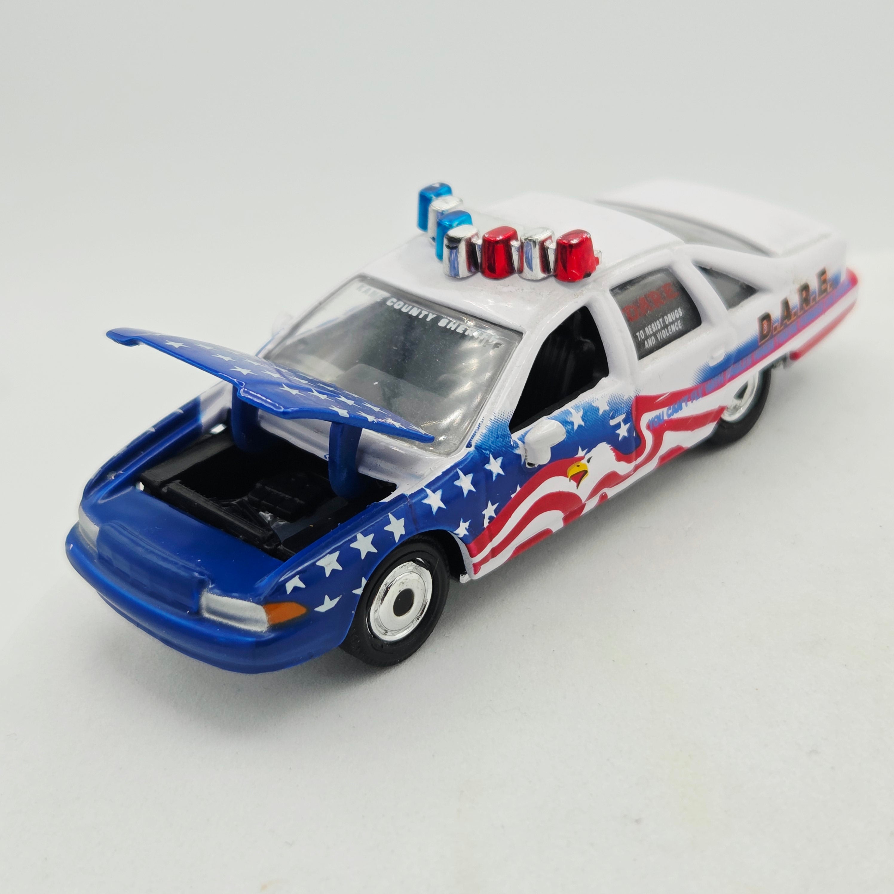 Racing Champions '92 Chevrolet Caprice Police Car - 1:64, DARE (1999 Police USA)