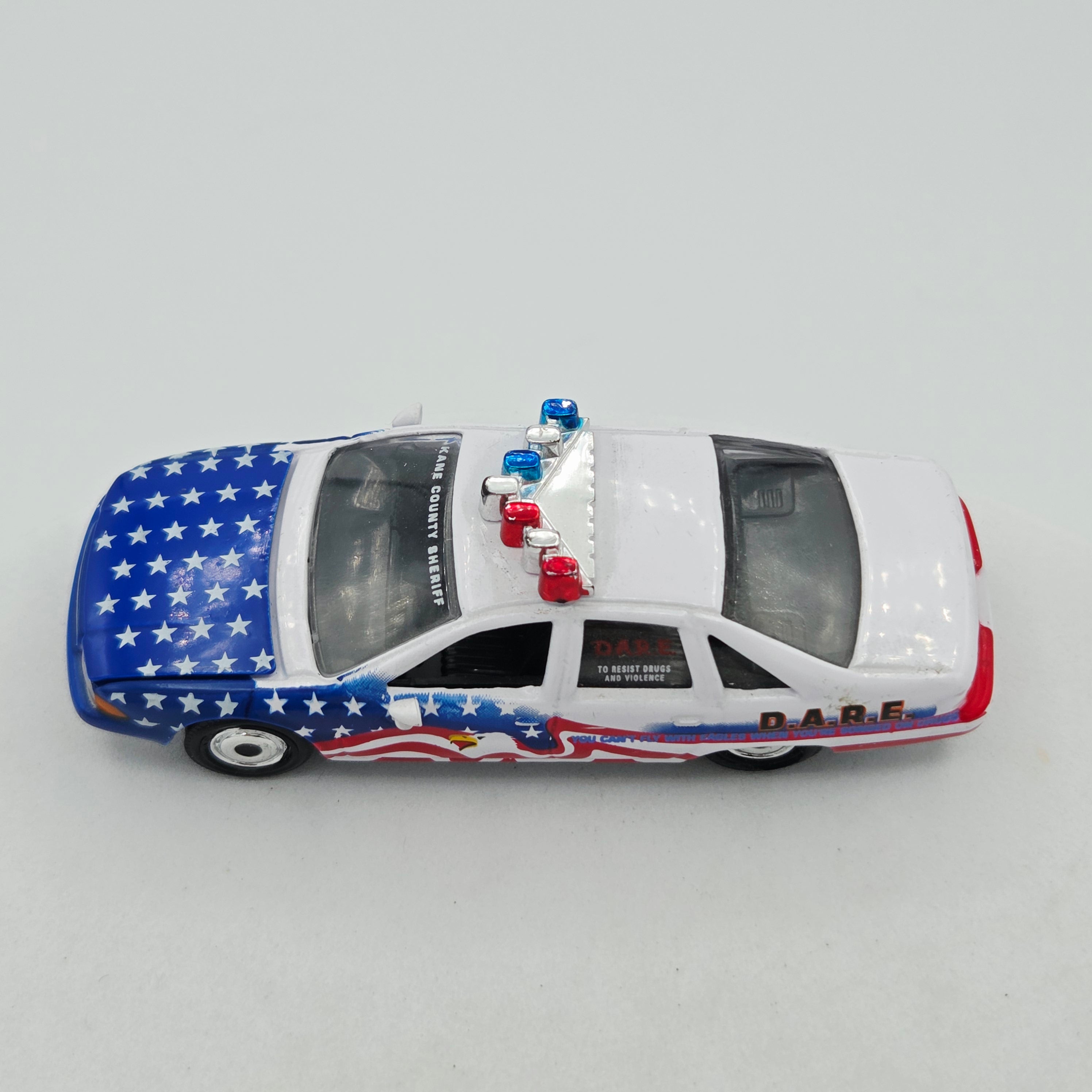 Racing Champions '92 Chevrolet Caprice Police Car - 1:64, DARE (1999 Police USA)