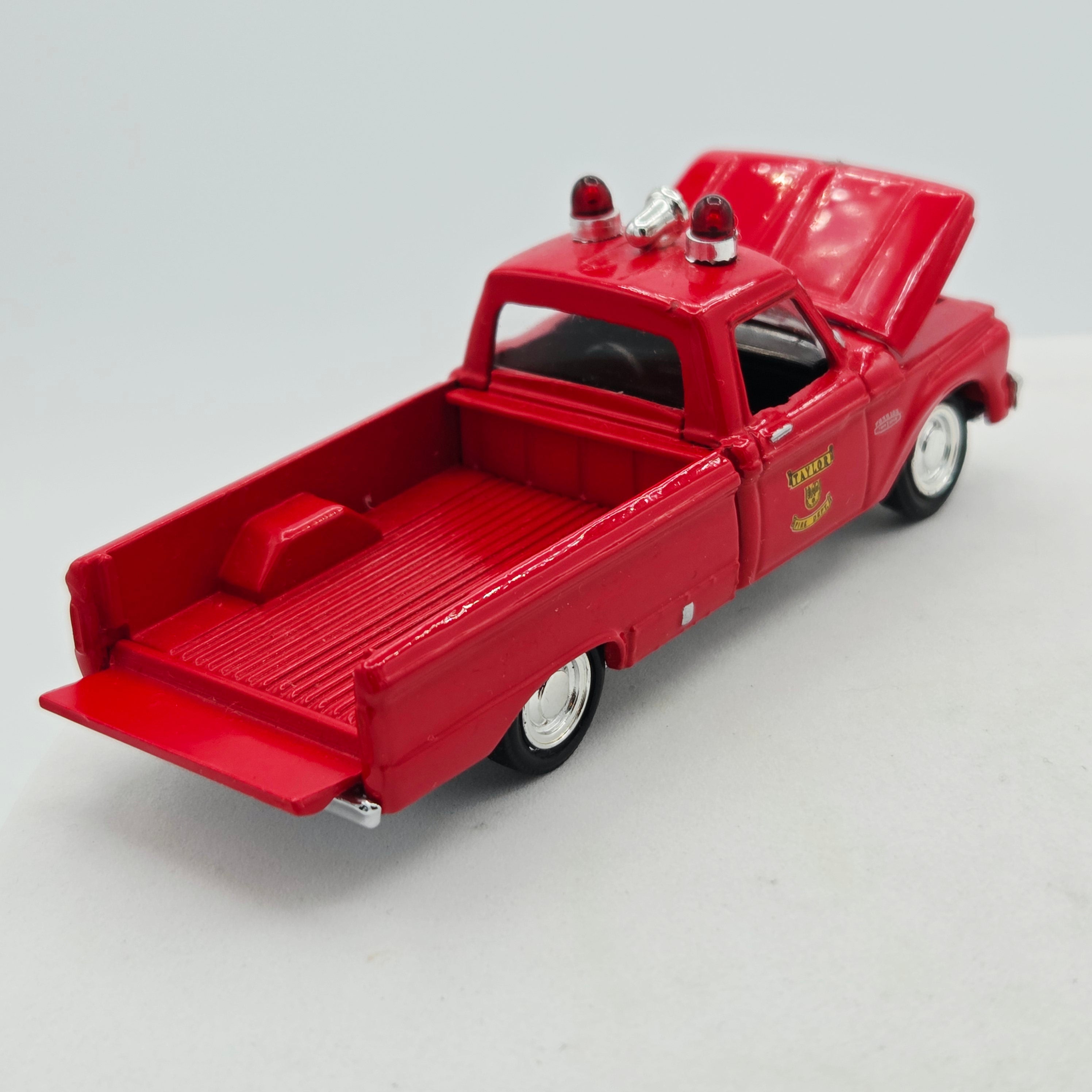 Racing Champions '65 Ford Pickup Truck - 1:64, Taylor Fire Dept (1999 Fire Rescue USA)