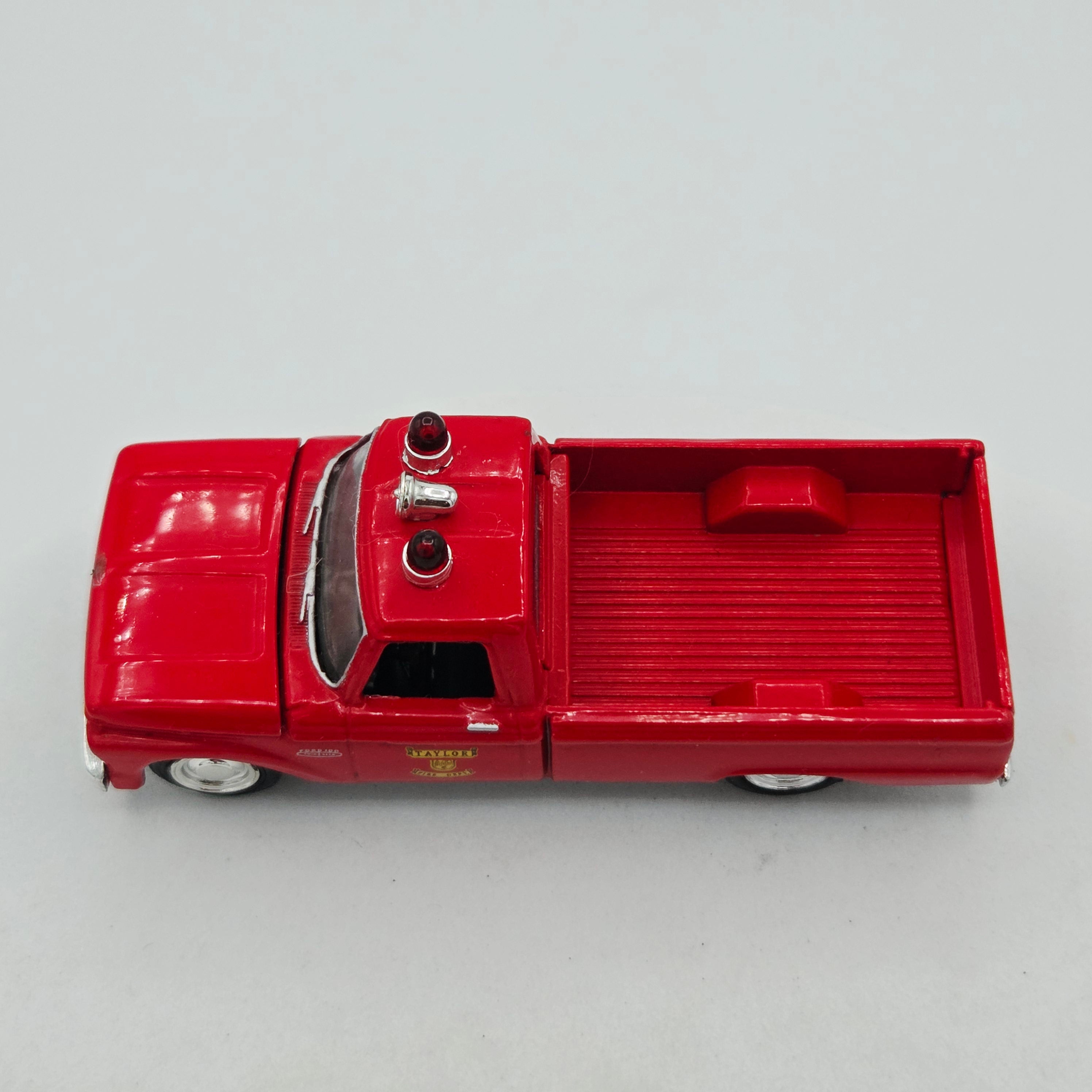 Racing Champions '65 Ford Pickup Truck - 1:64, Taylor Fire Dept (1999 Fire Rescue USA)