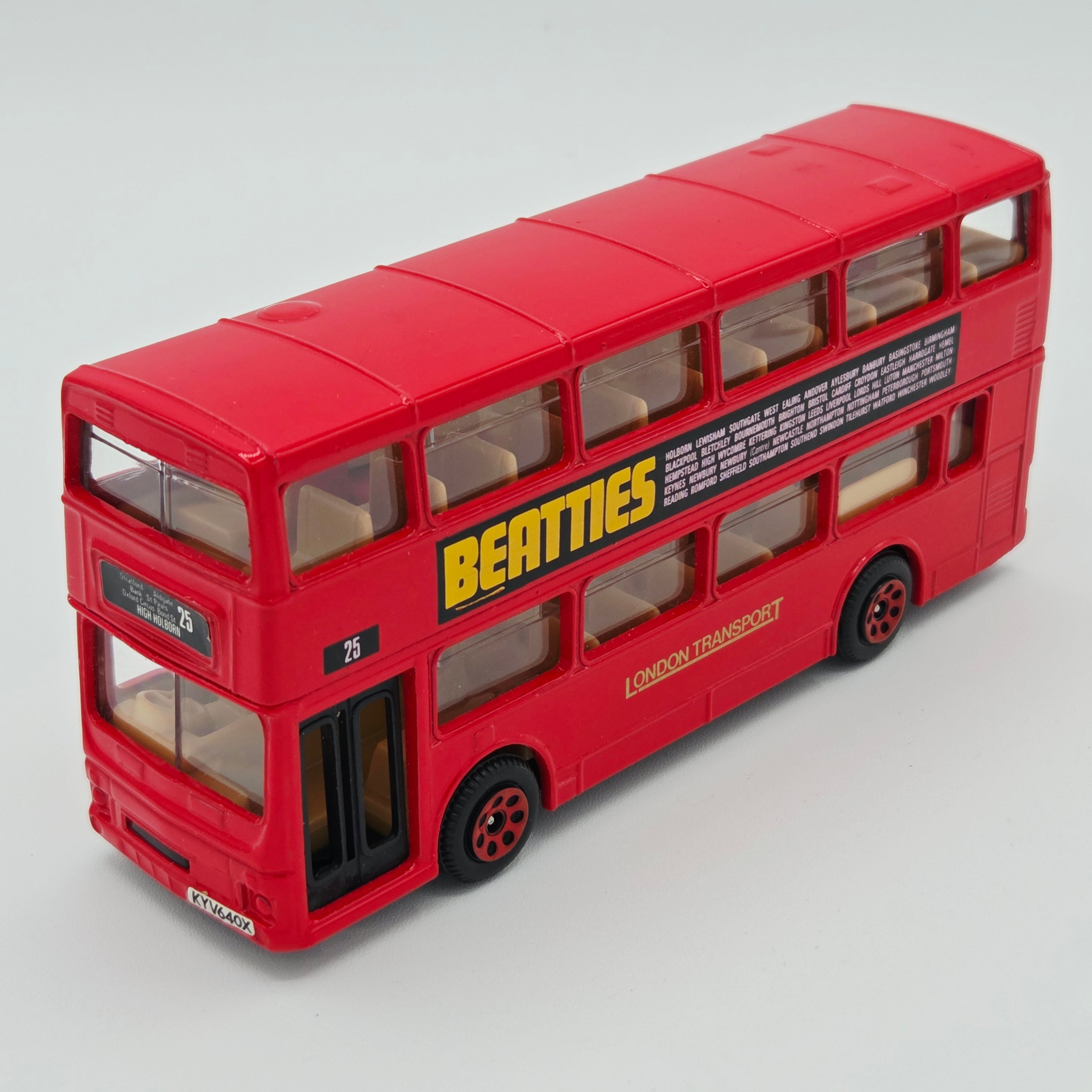 Corgi - AEC Routemaster Double Decker Bus "Beatties" #469, 1:64-1:76 (1984)