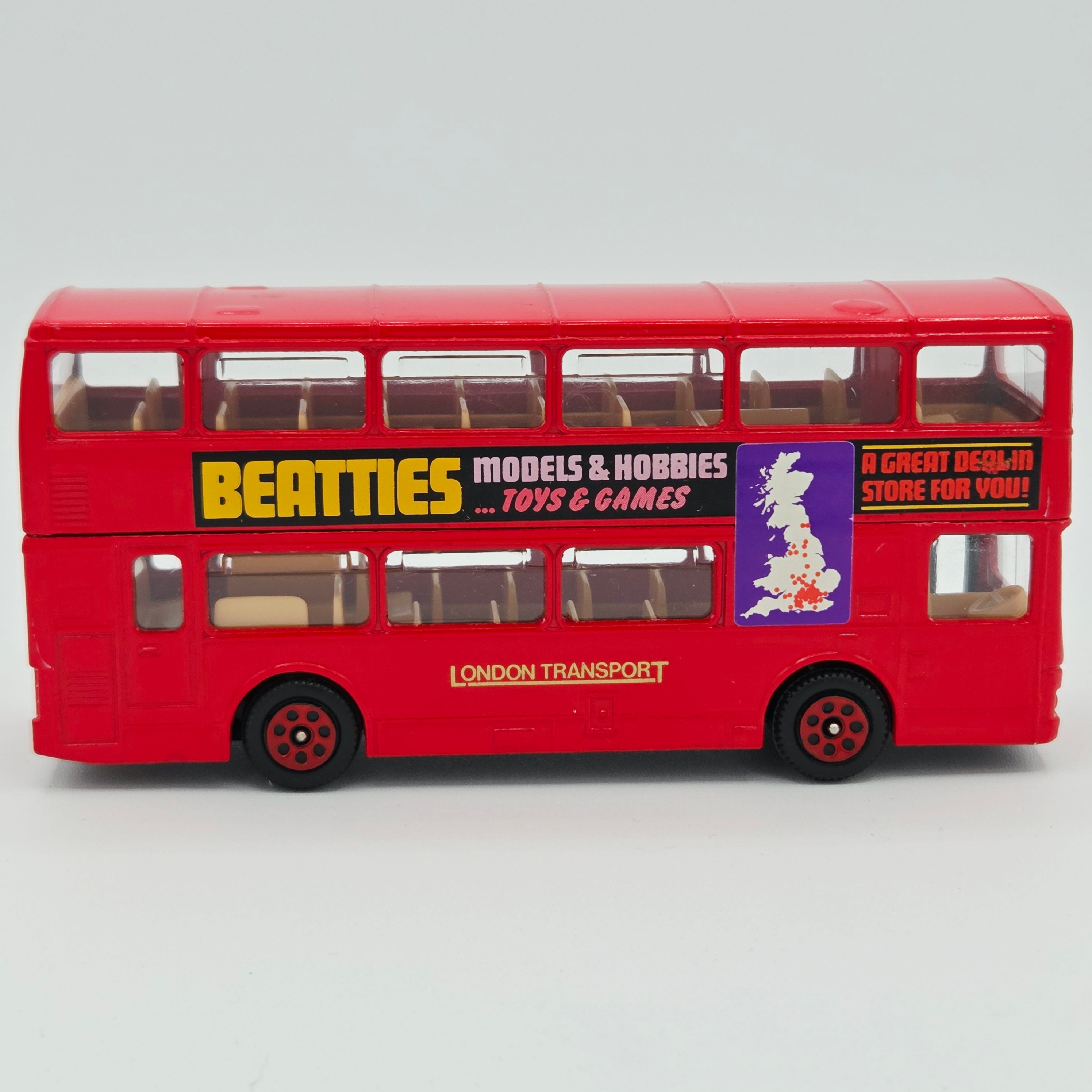 Corgi - AEC Routemaster Double Decker Bus "Beatties" #469, 1:64-1:76 (1984)