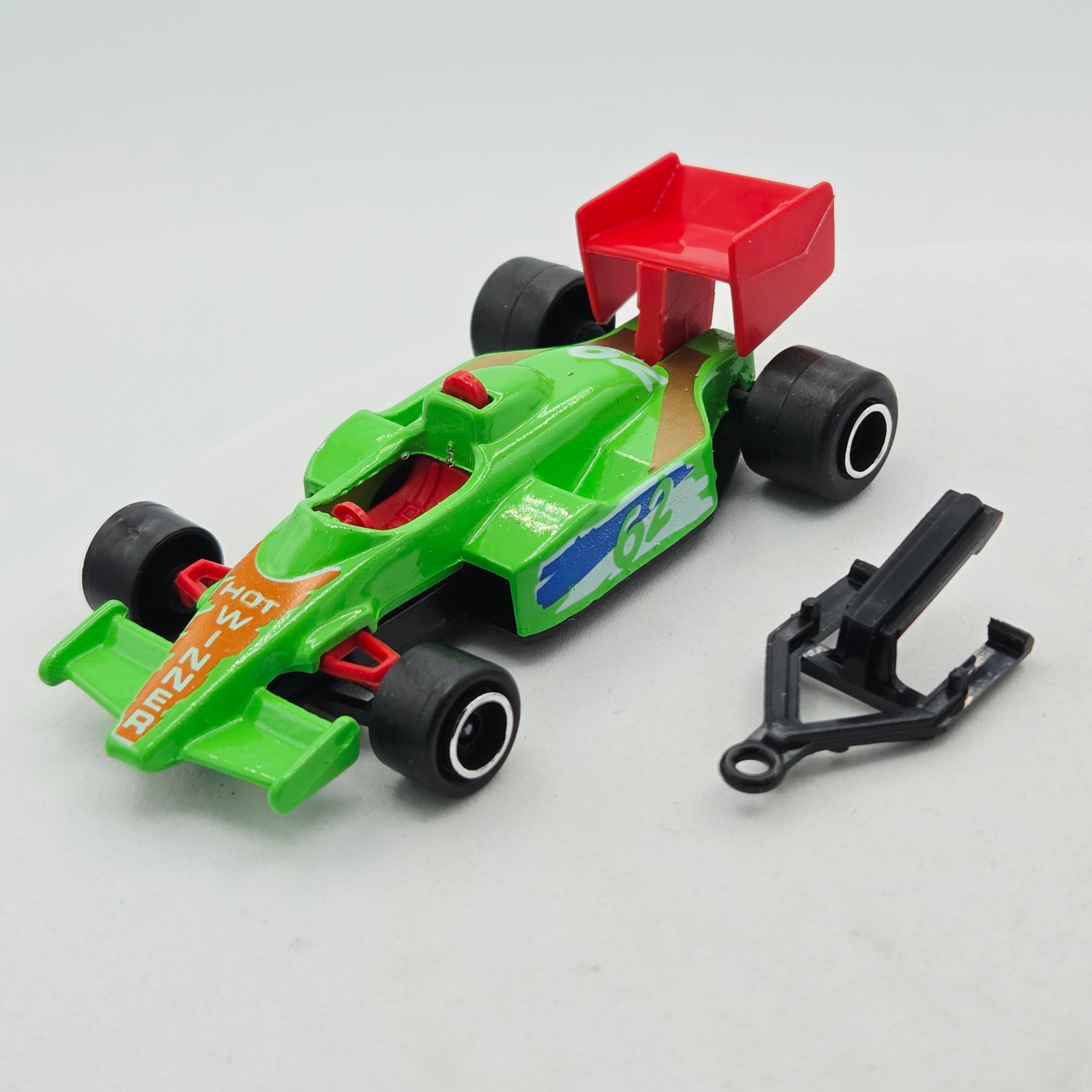 Majorette F1 Race Car "62 Hot Winner" w/ Trailer Hitch - 1:55 #238 (1994 200 Series)