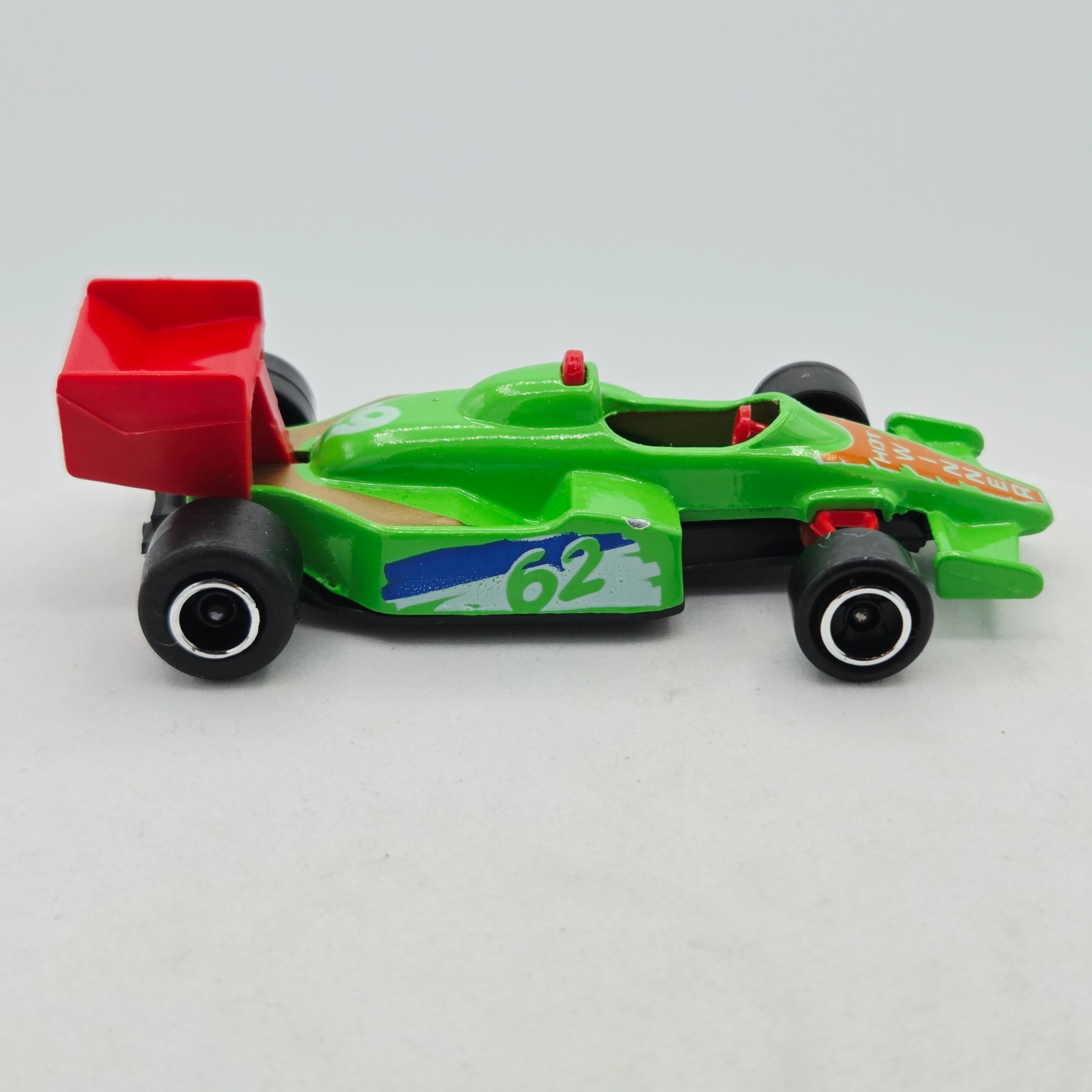 Majorette F1 Race Car "62 Hot Winner" w/ Trailer Hitch - 1:55 #238 (1994 200 Series)