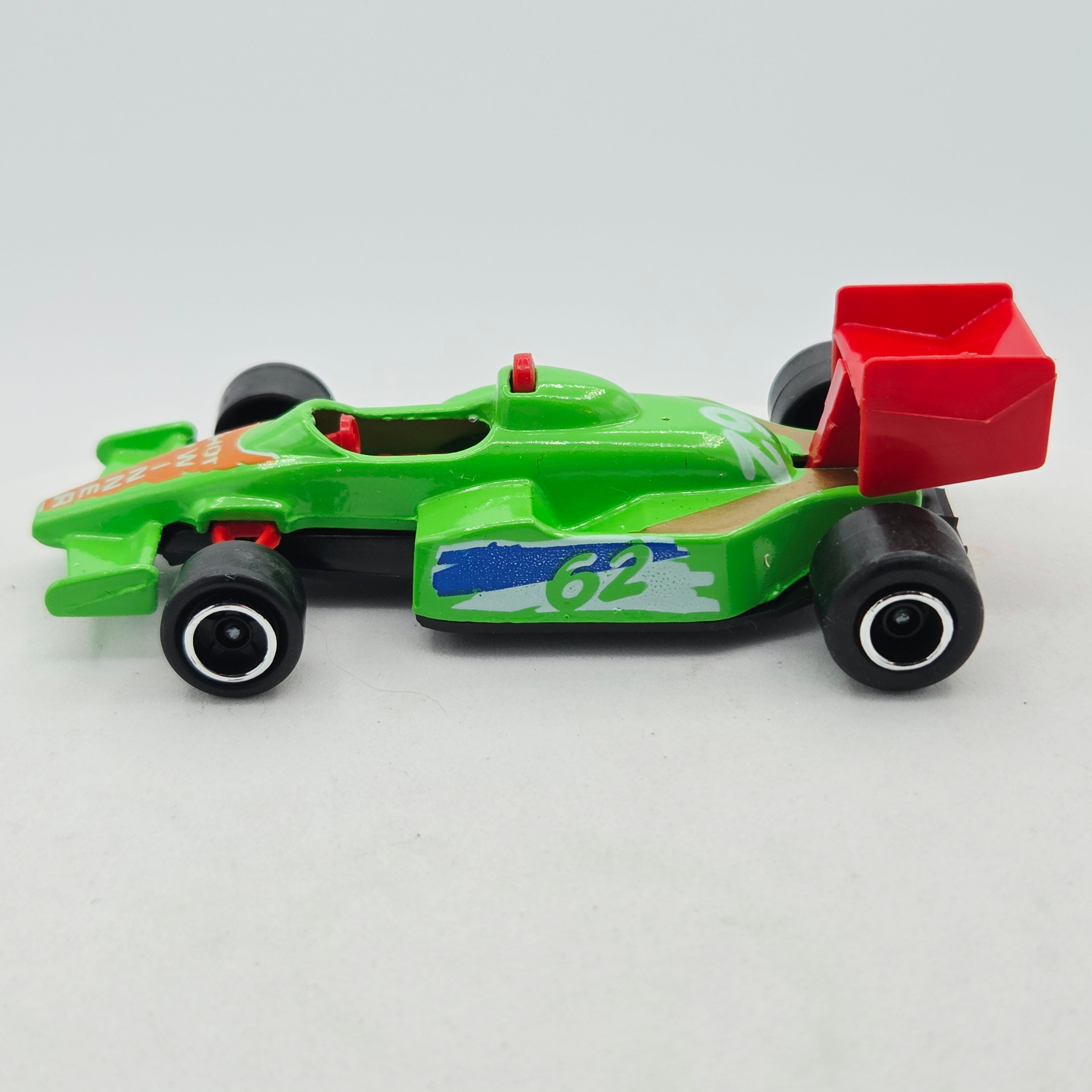 Majorette F1 Race Car "62 Hot Winner" w/ Trailer Hitch - 1:55 #238 (1994 200 Series)