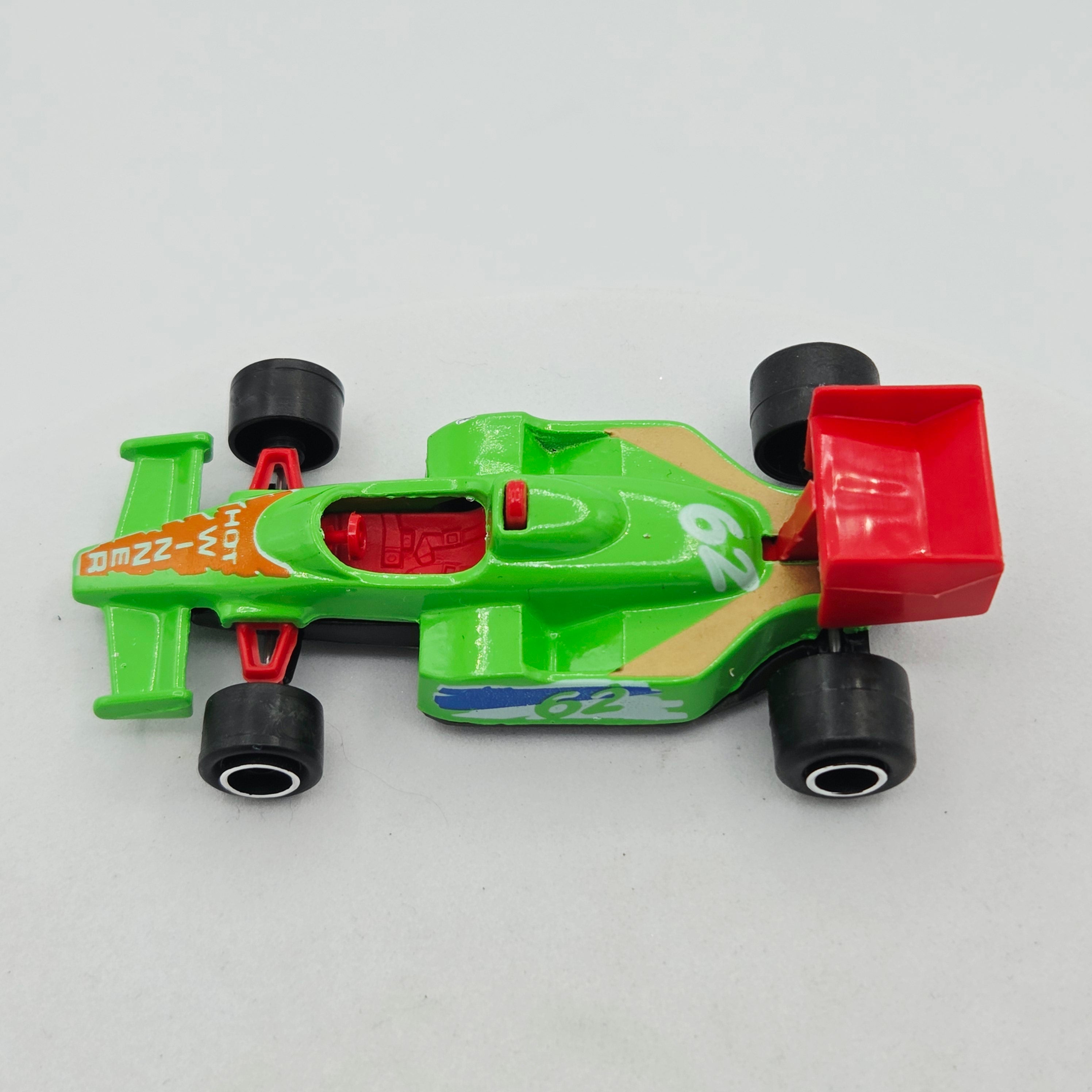 Majorette F1 Race Car "62 Hot Winner" w/ Trailer Hitch - 1:55 #238 (1994 200 Series)