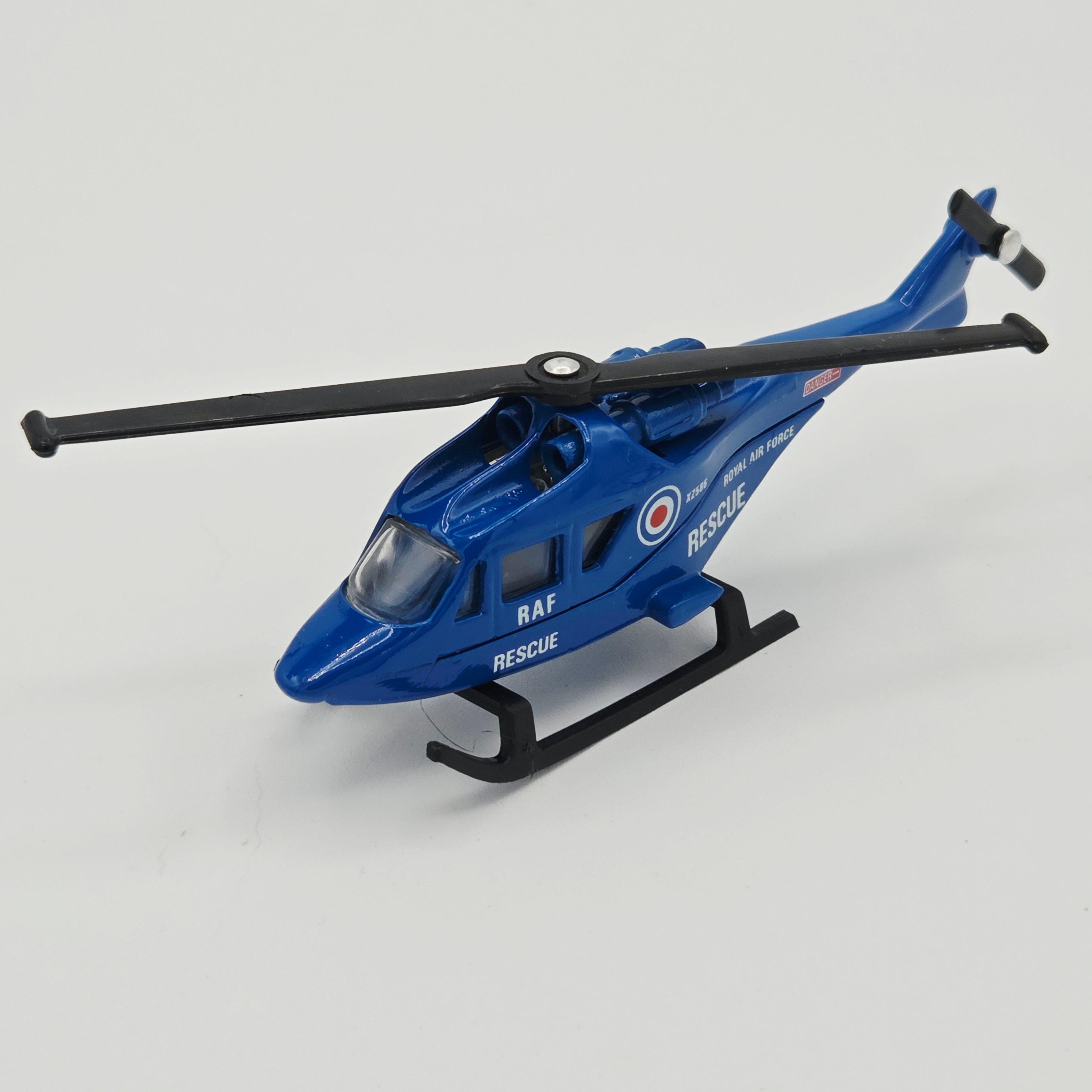 Matchbox Bell Jet Ranger Royal Air Force Rescue Helicopter (1994 MBX Sky Busters)