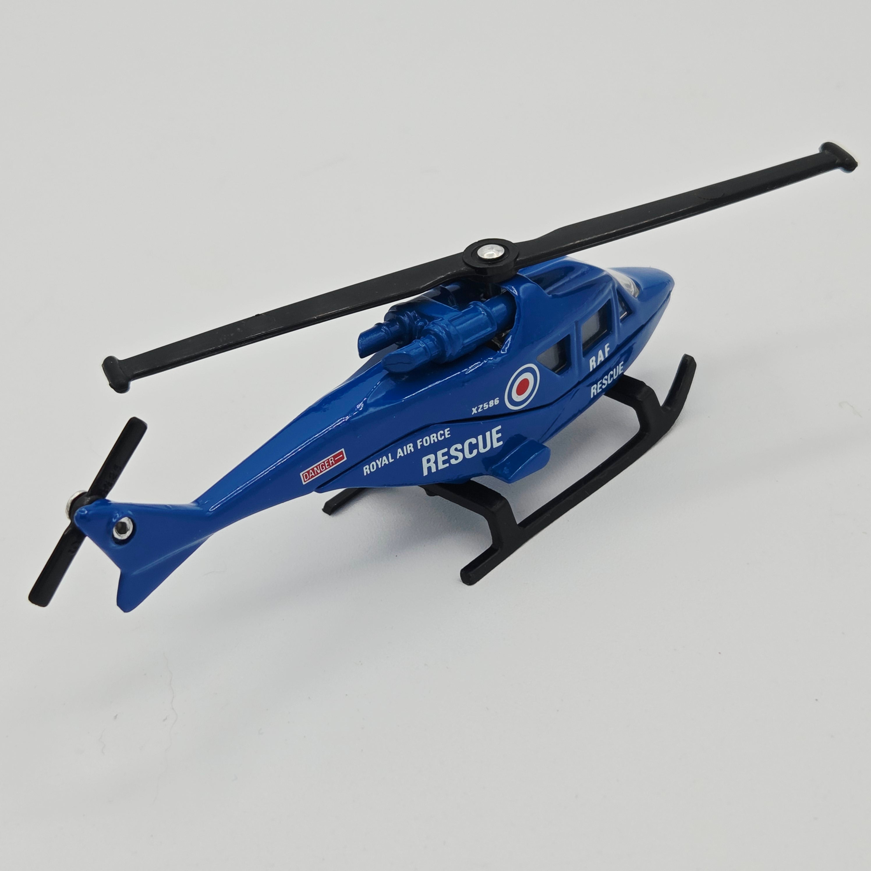 Matchbox Bell Jet Ranger Royal Air Force Rescue Helicopter (1994 MBX Sky Busters)