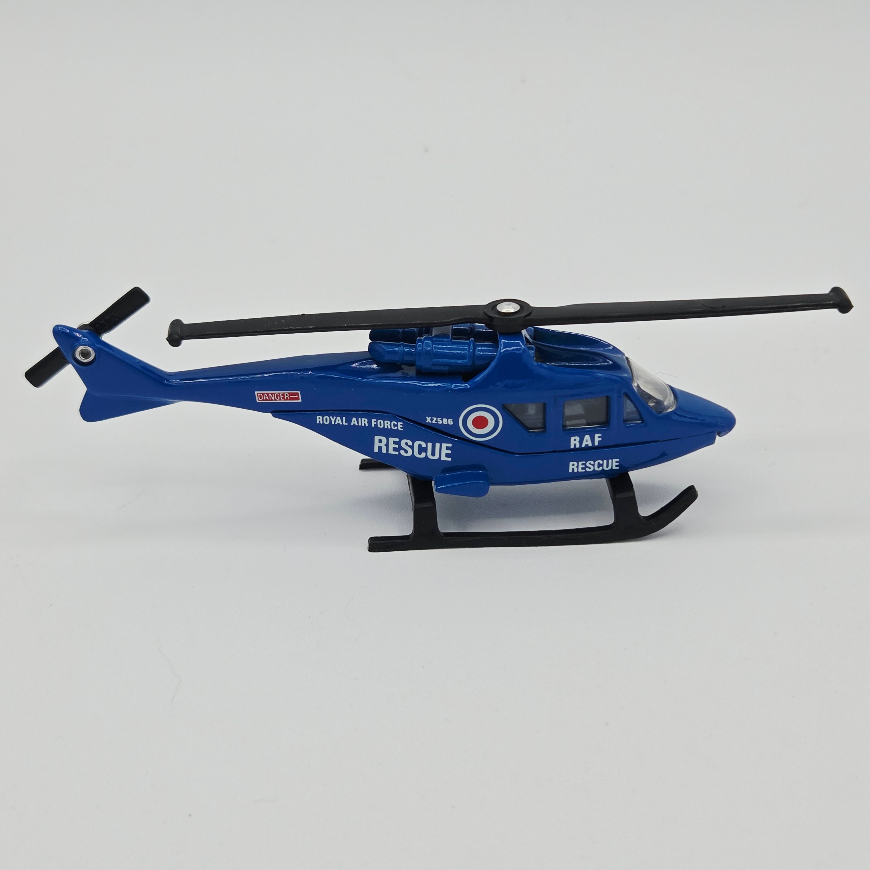 Matchbox Bell Jet Ranger Royal Air Force Rescue Helicopter (1994 MBX Sky Busters)