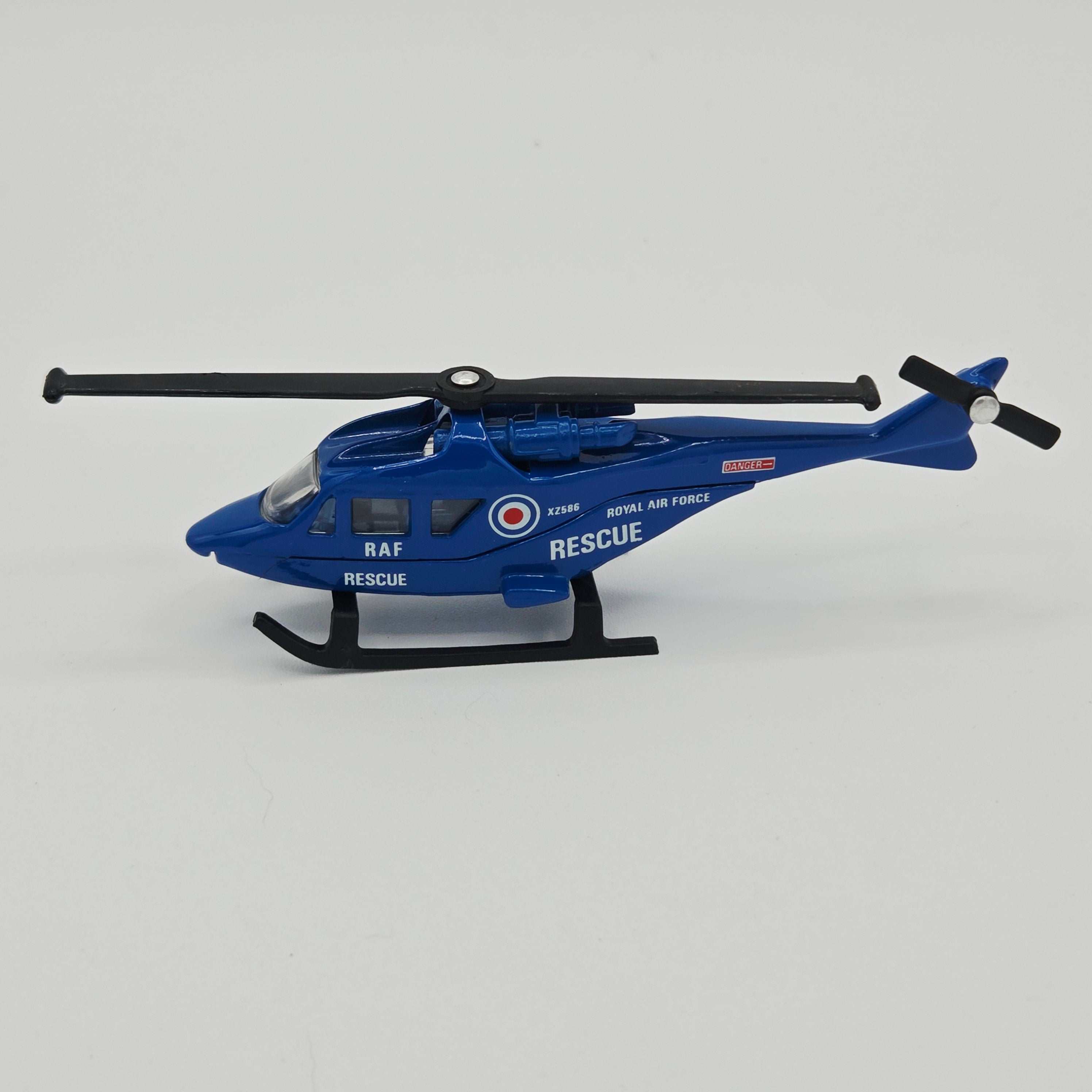 Matchbox Bell Jet Ranger Royal Air Force Rescue Helicopter (1994 MBX Sky Busters)