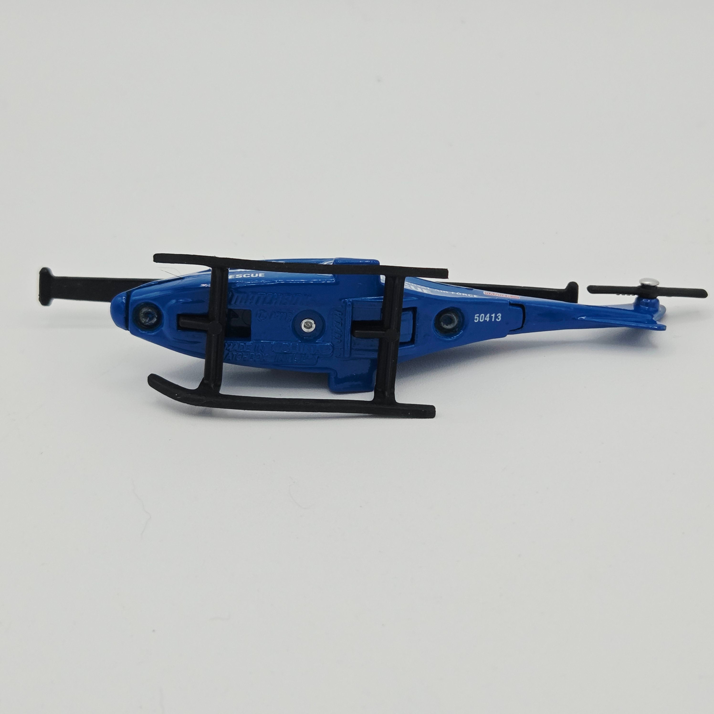 Matchbox Bell Jet Ranger Royal Air Force Rescue Helicopter (1994 MBX Sky Busters)