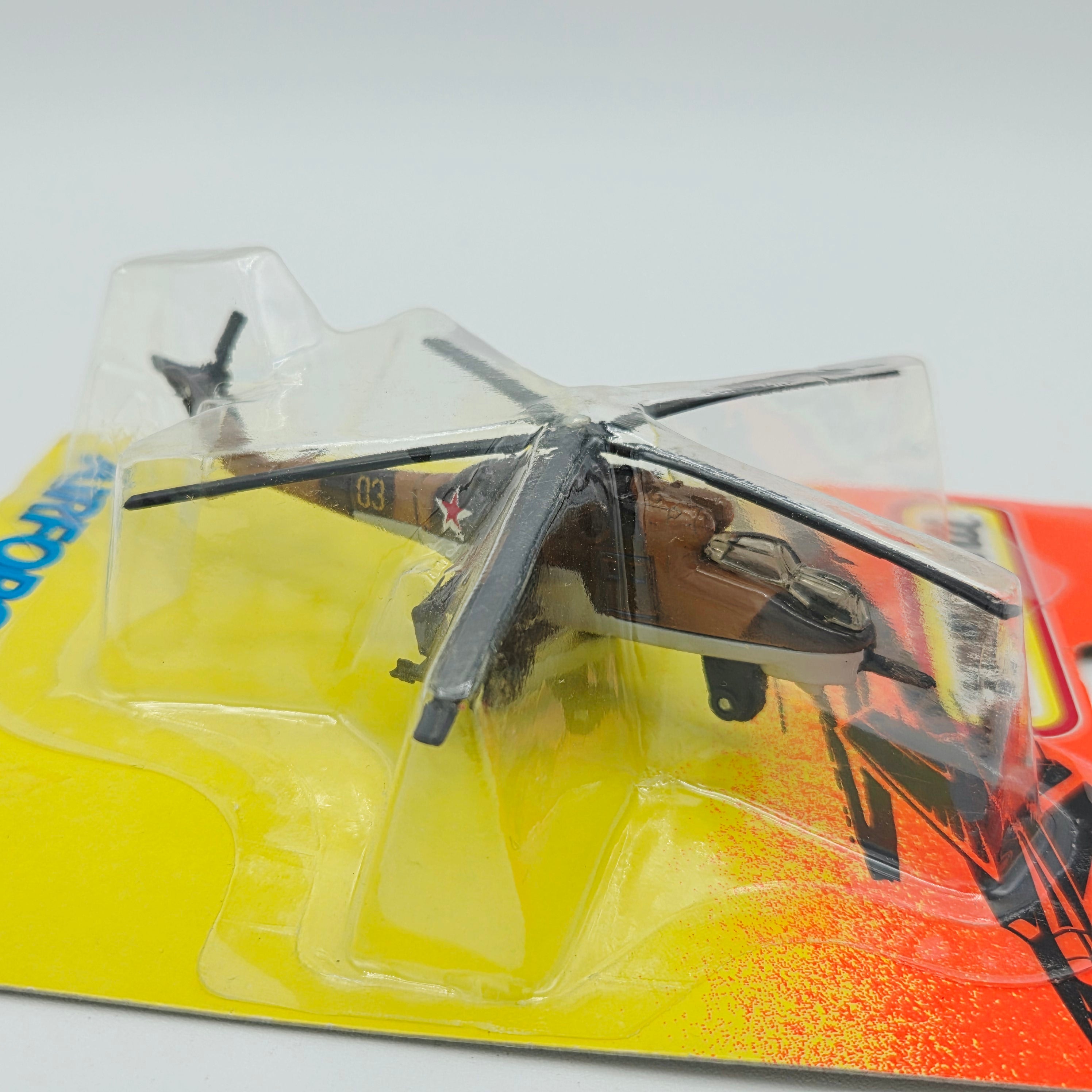 Matchbox Russian Hind Helicopter - Air Force Military (1994 MBX Sky Busters)