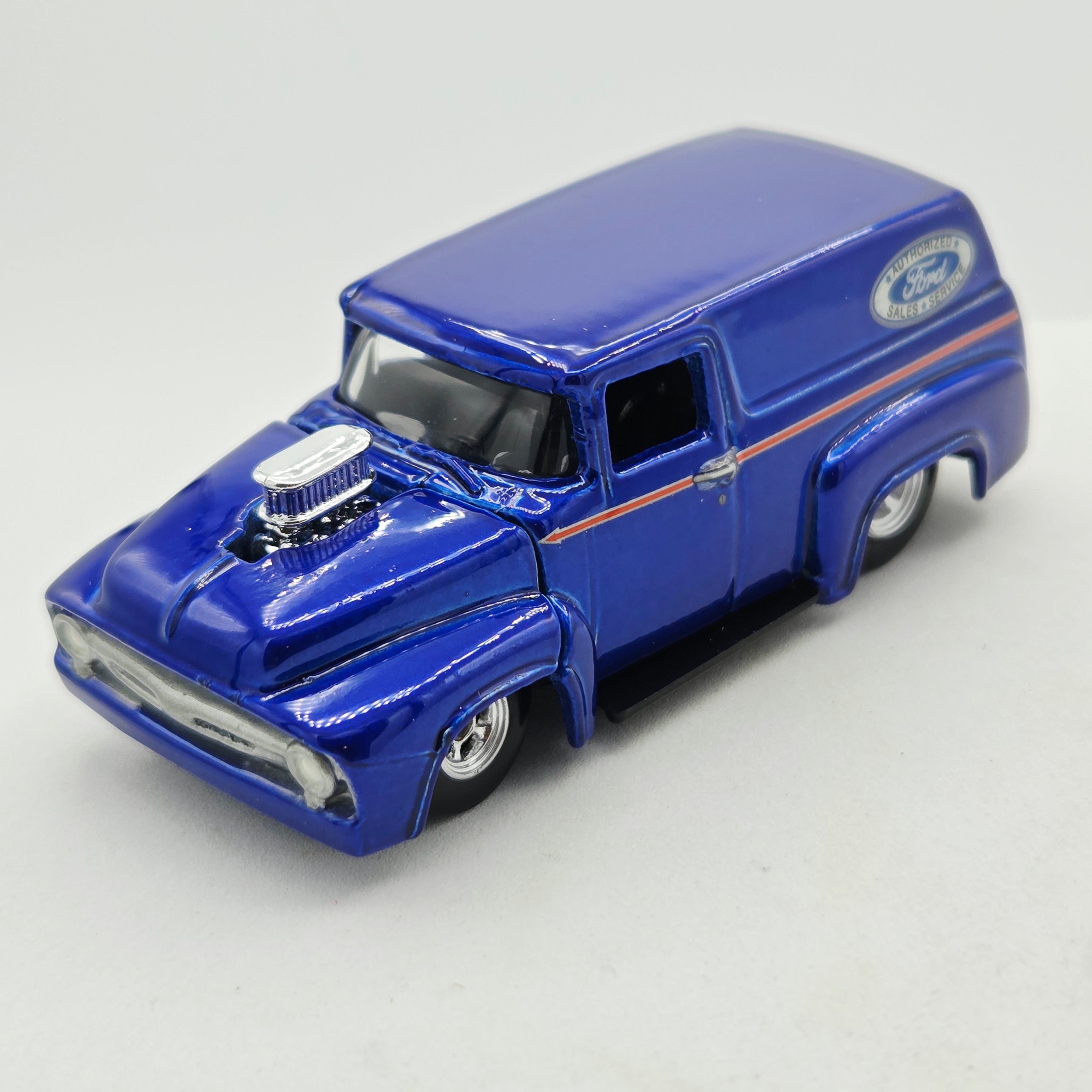 Hot Wheels '56 Ford Truck "Ford Sales & Service" (2002 Petersons Custom Classic Trucks - 100% Hot Wheels)