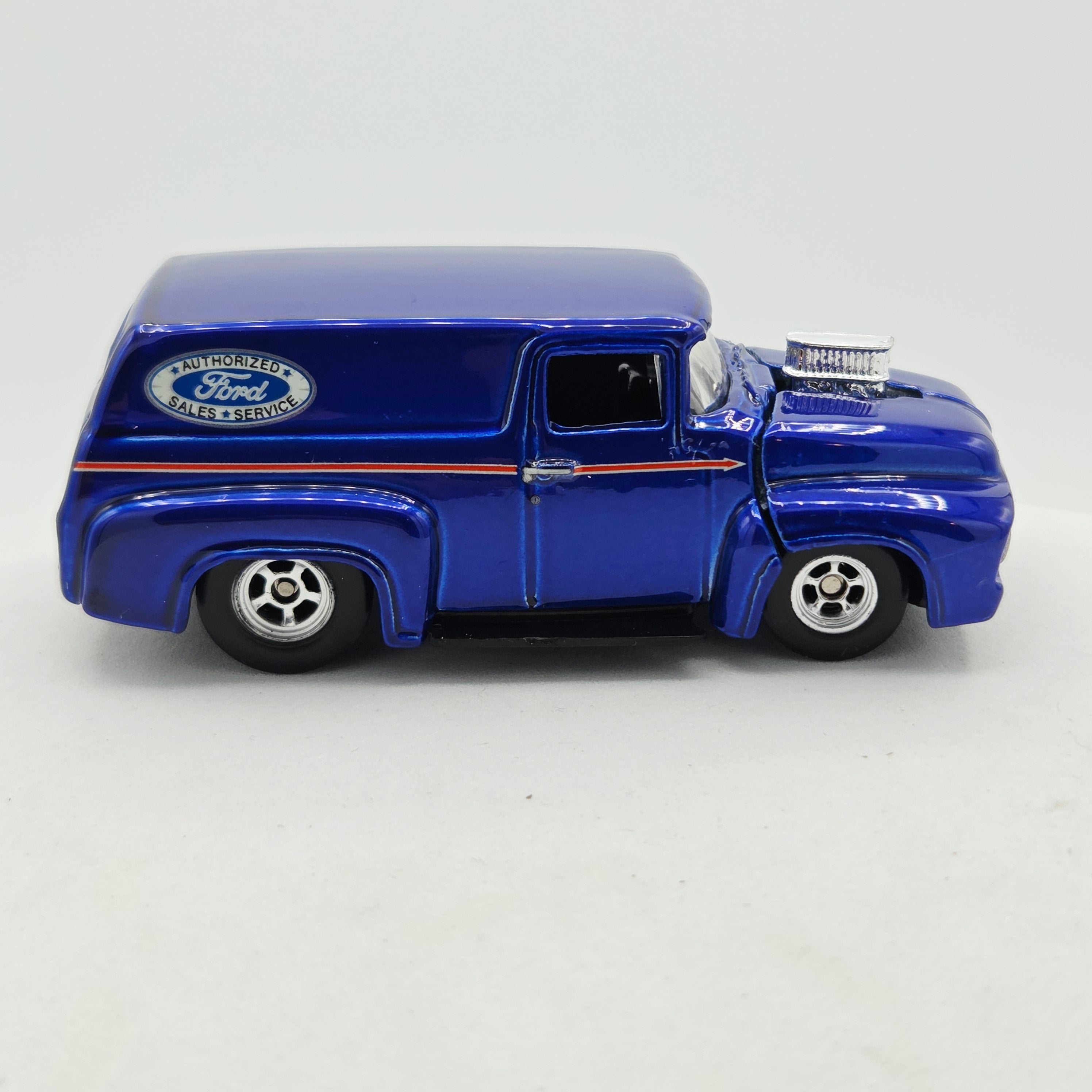 Hot Wheels '56 Ford Truck "Ford Sales & Service" (2002 Petersons Custom Classic Trucks - 100% Hot Wheels)