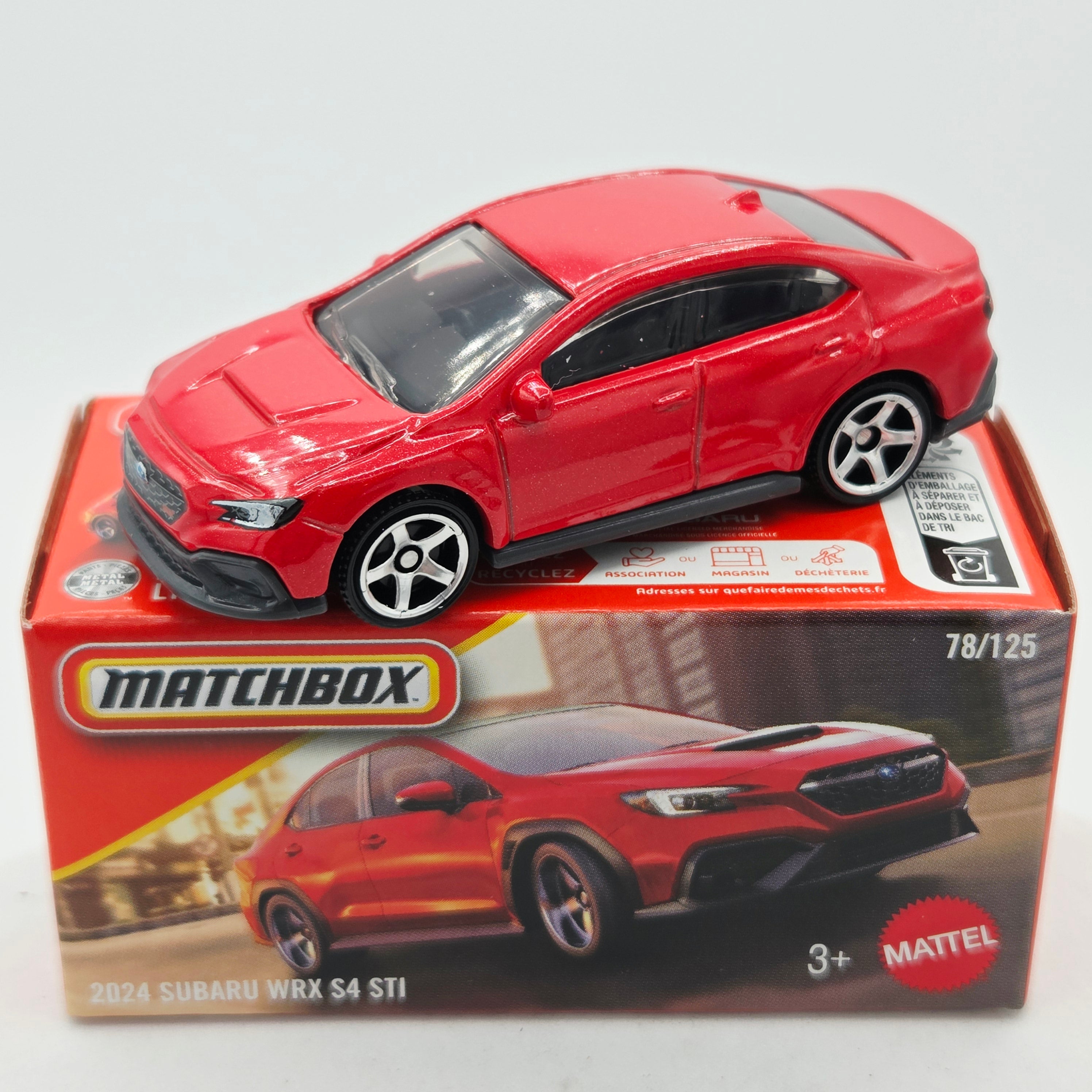 Matchbox '24 Subaru WRX S4 STi (2026 Mix 9 K Basic - Power Grabs)