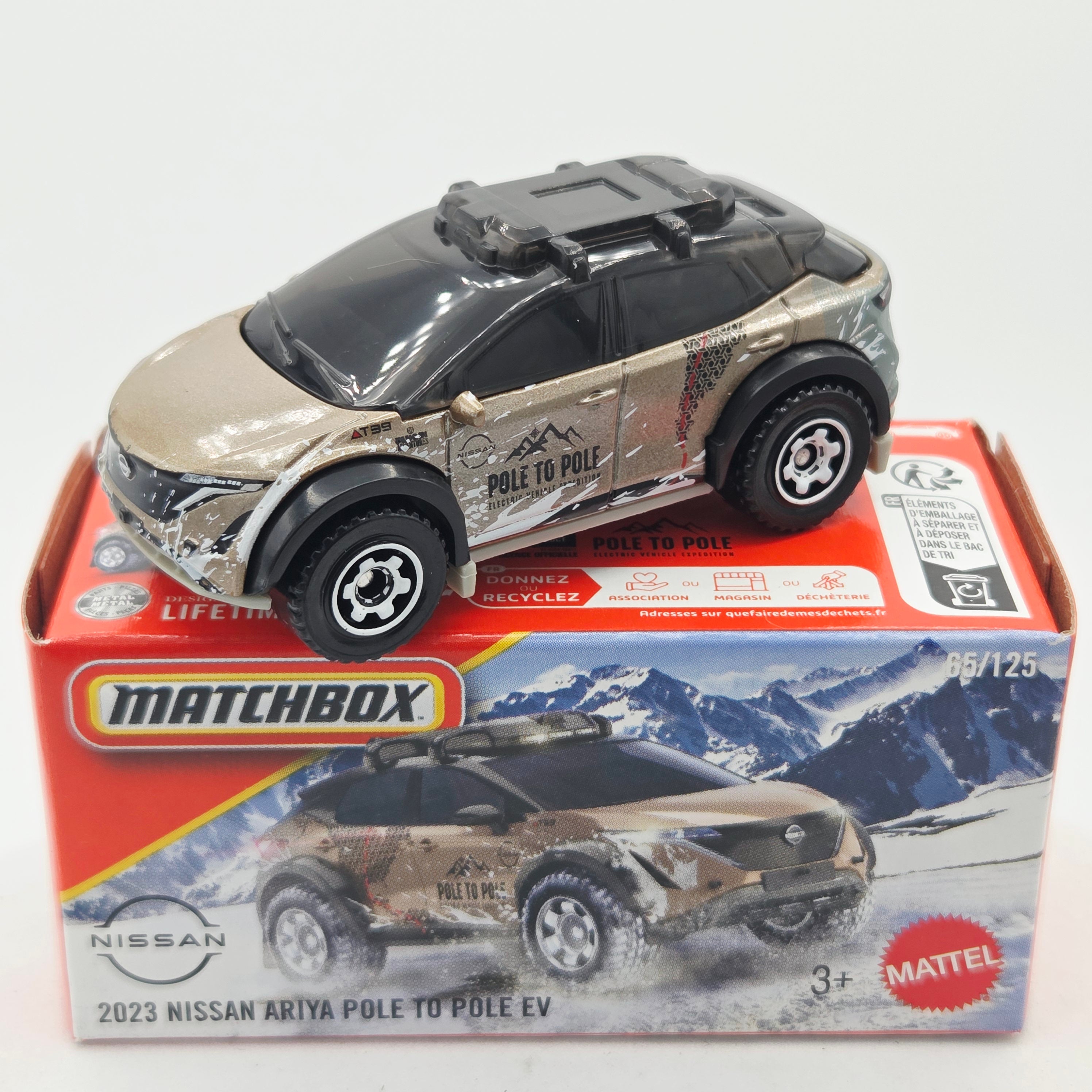 Matchbox '23 Nissan Ariya Pole to Pole EV (2026 Mix 9 K Basic - Power Grabs)