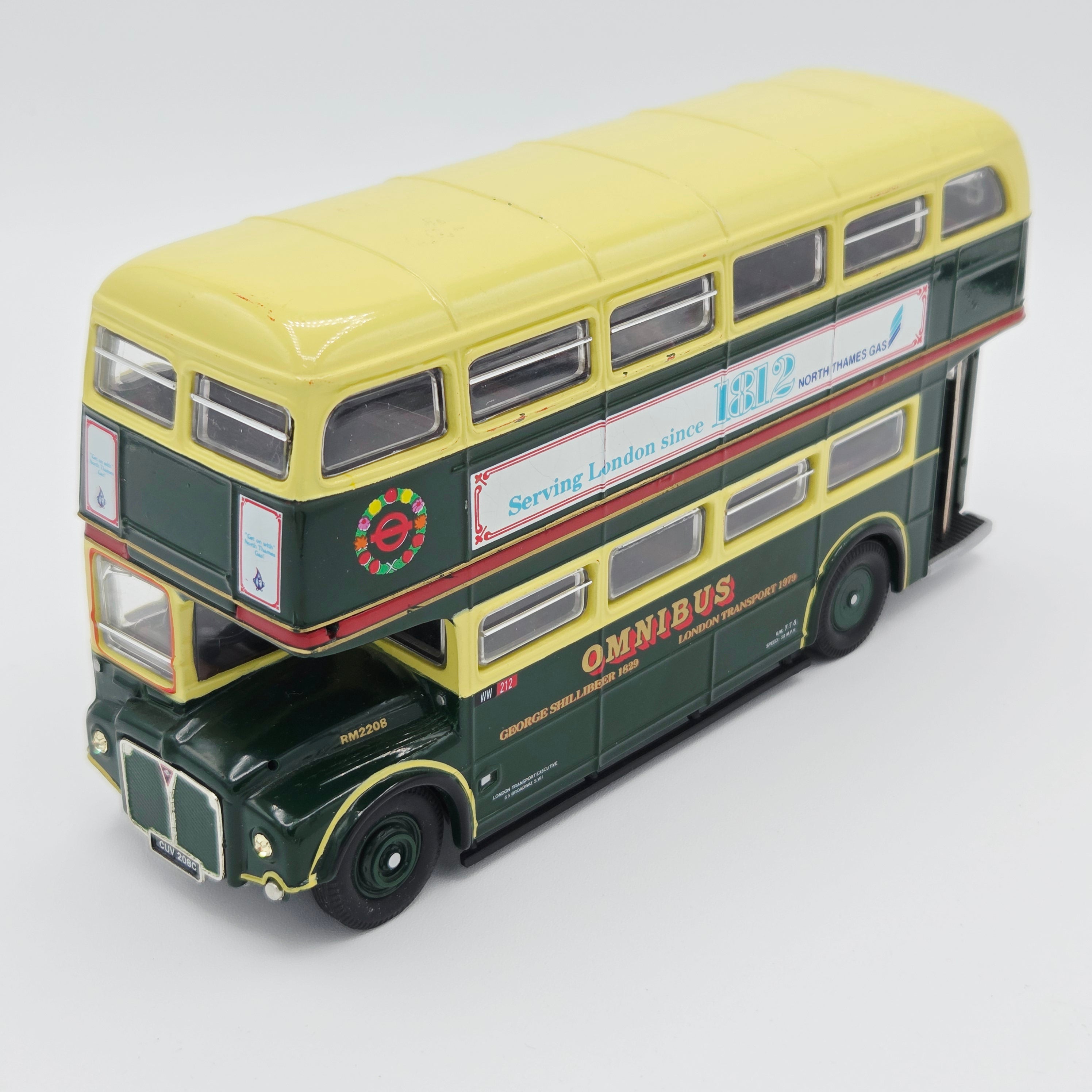 Corgi - AEC Routemaster Double Decker Bus Shillibeer #46305, 1:76 (2011 Corgi Classics - Original Omnibus) * Missing Route Stickers / Shows Light Wear *