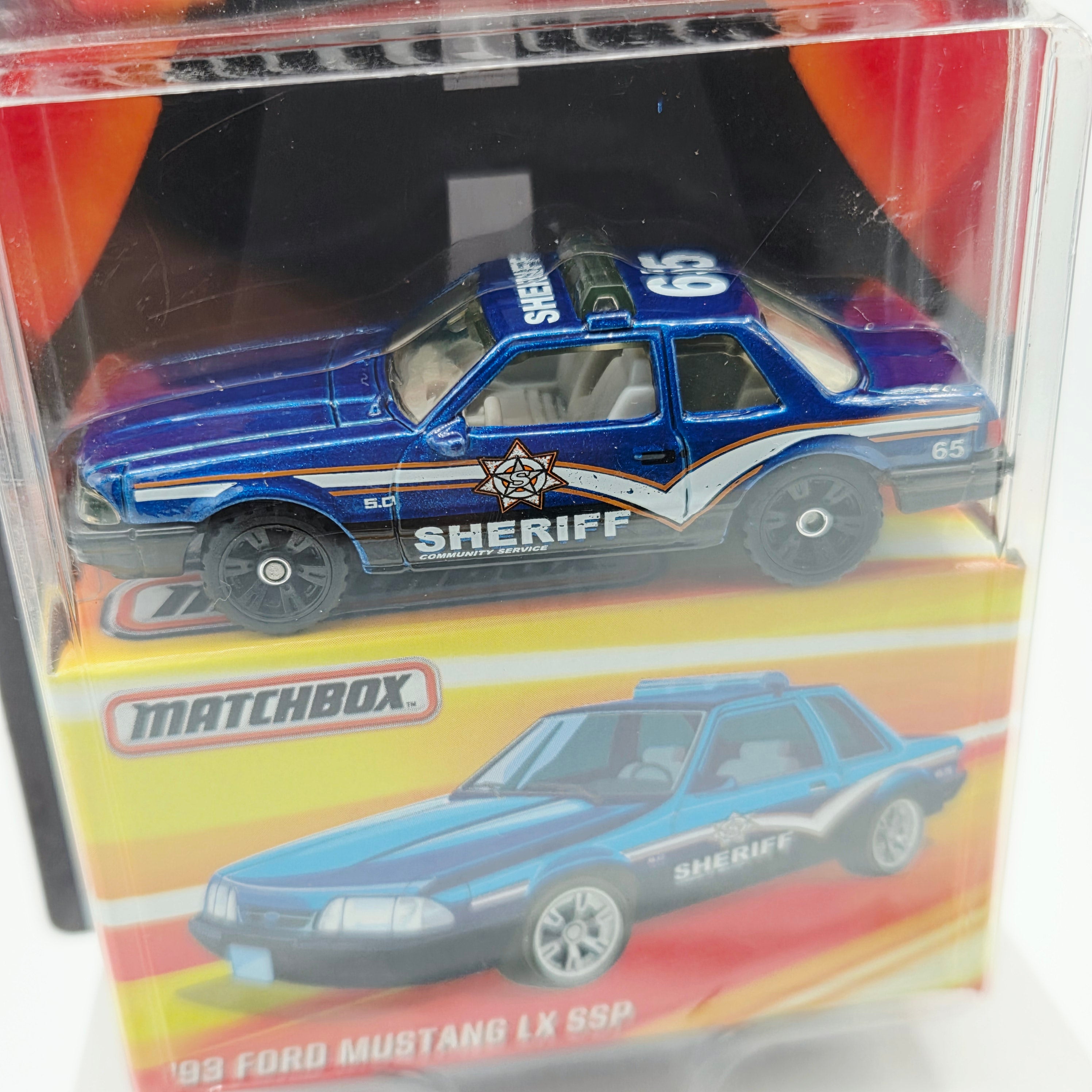 Matchbox '93 Ford Mustang LX SSP Foxbody "Sheriff" (2016 Best of Matchbox - Toys R Us Exclusive)