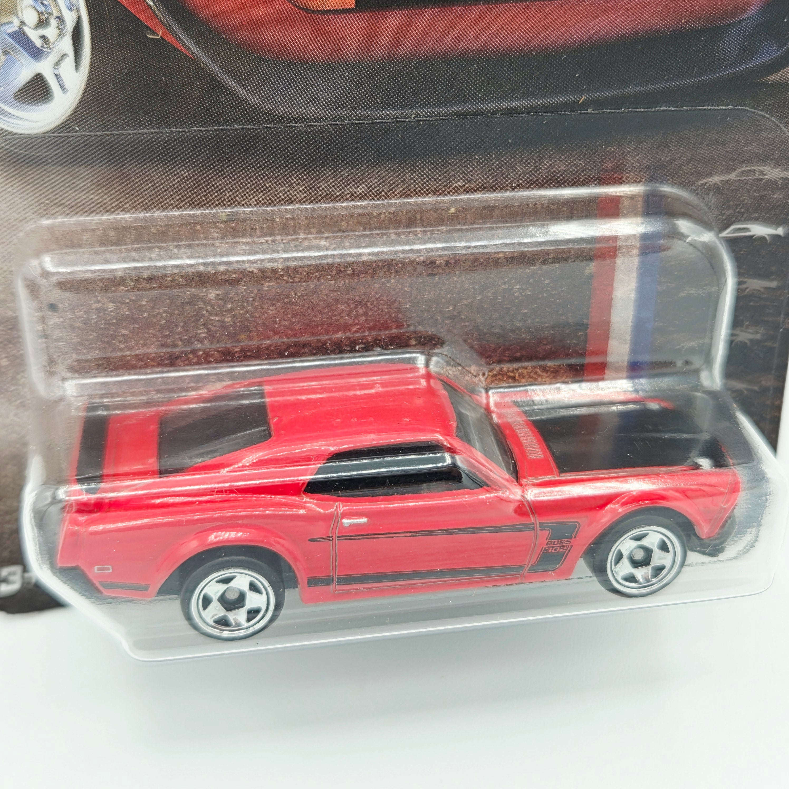 Hot Wheels '69 Ford Mustang Boss 302 (2025 HW Silver Series - 60 Years Mustang - Walmart Exclusive)