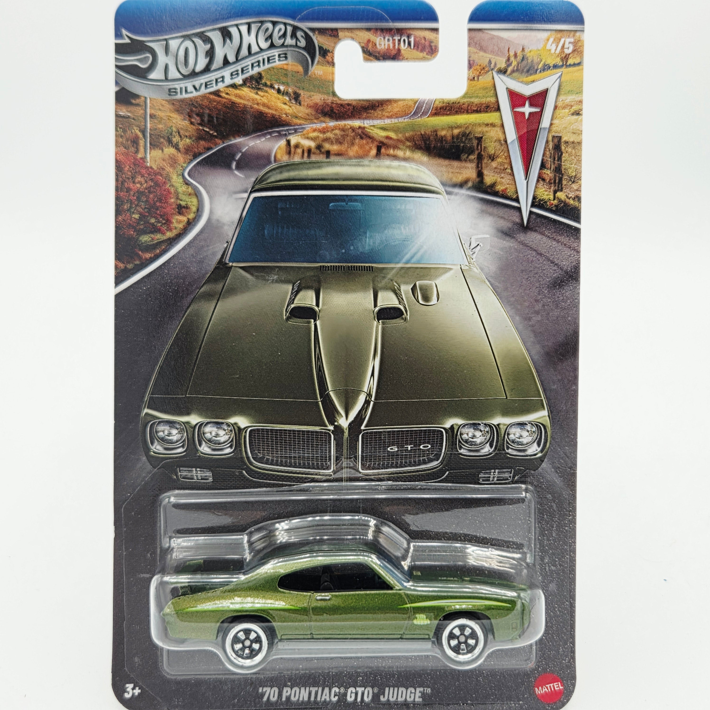 ホットウィール ポンティア GTO シルバー Hot Wheels '70 Pontiac GTO Judge (2025 HW Silver Series - Pontiac - Wa