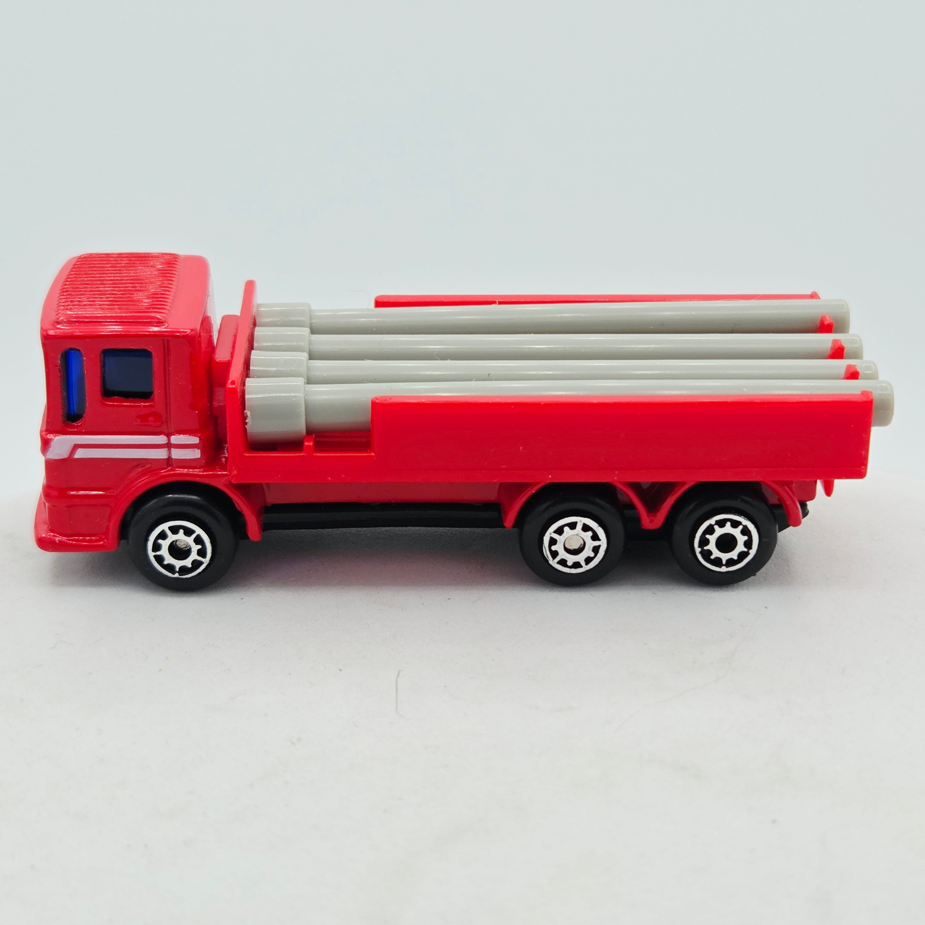 Maisto Pipe Truck - Approx. 1:64, Red (Speed Wheels / Road & Track)