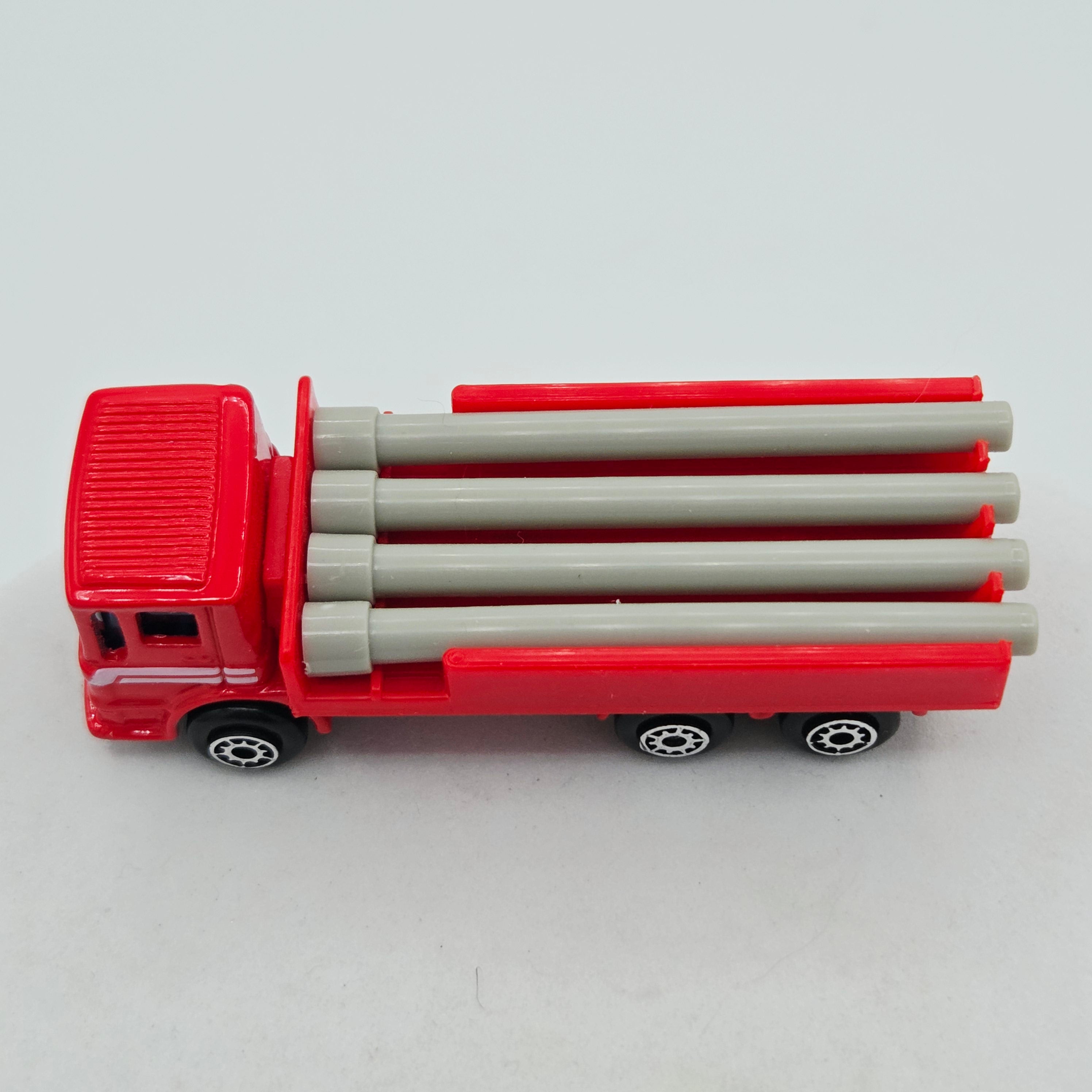 Maisto Pipe Truck - Approx. 1:64, Red (Speed Wheels / Road & Track)