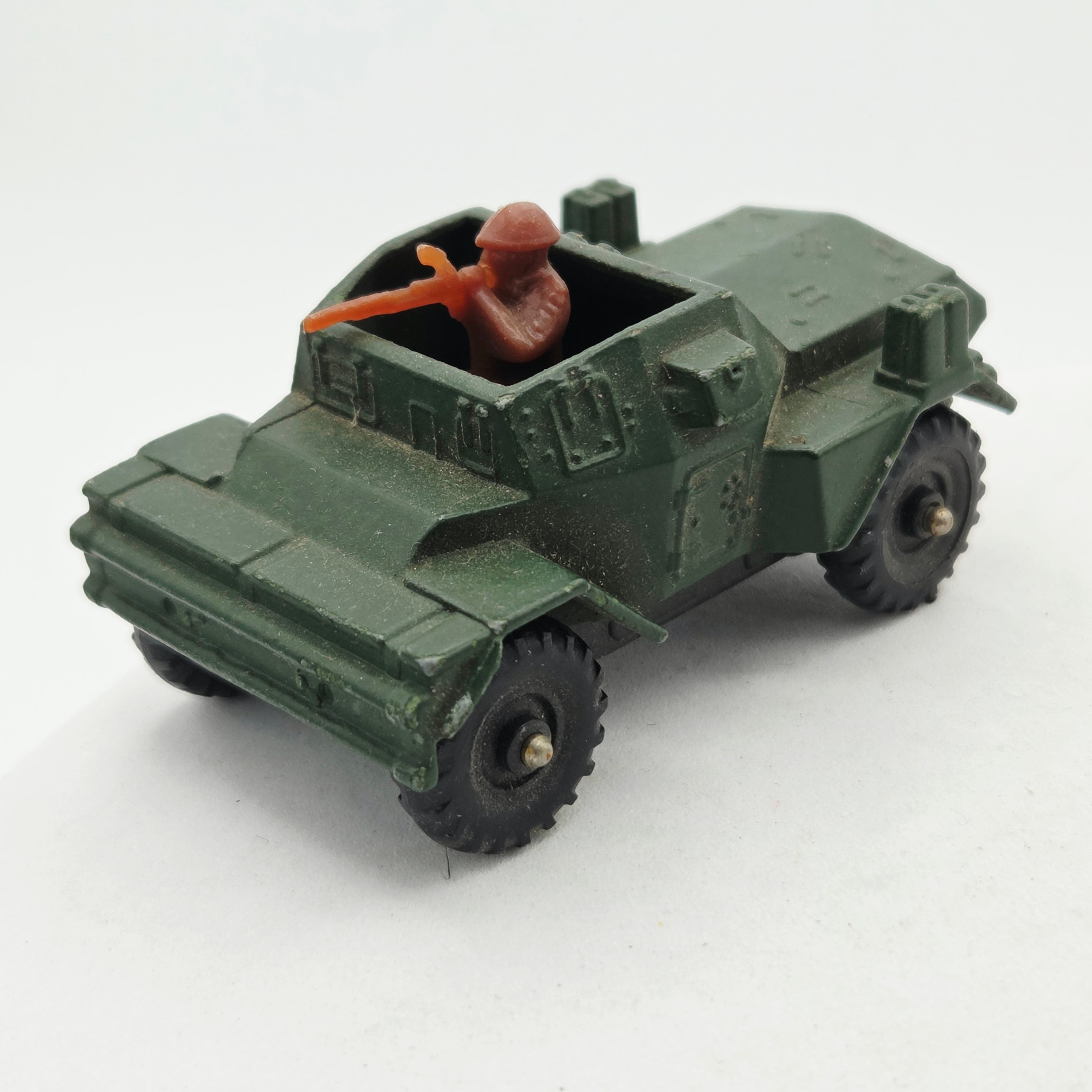 Corgi Daimler Scout Car - Military Vehicle - Britain Base (1973 Corgi Juniors)