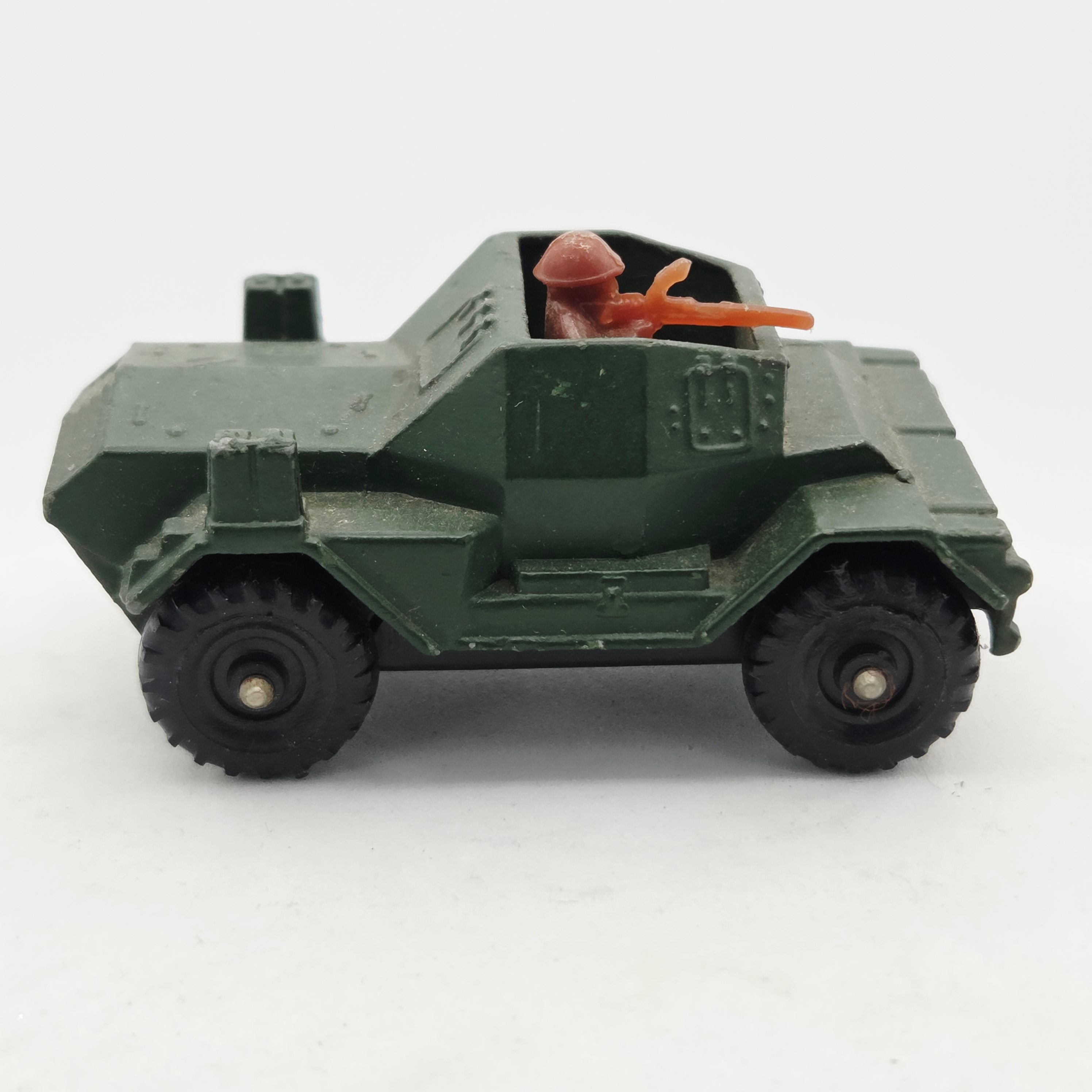 Corgi Daimler Scout Car - Military Vehicle - Britain Base (1973 Corgi Juniors)