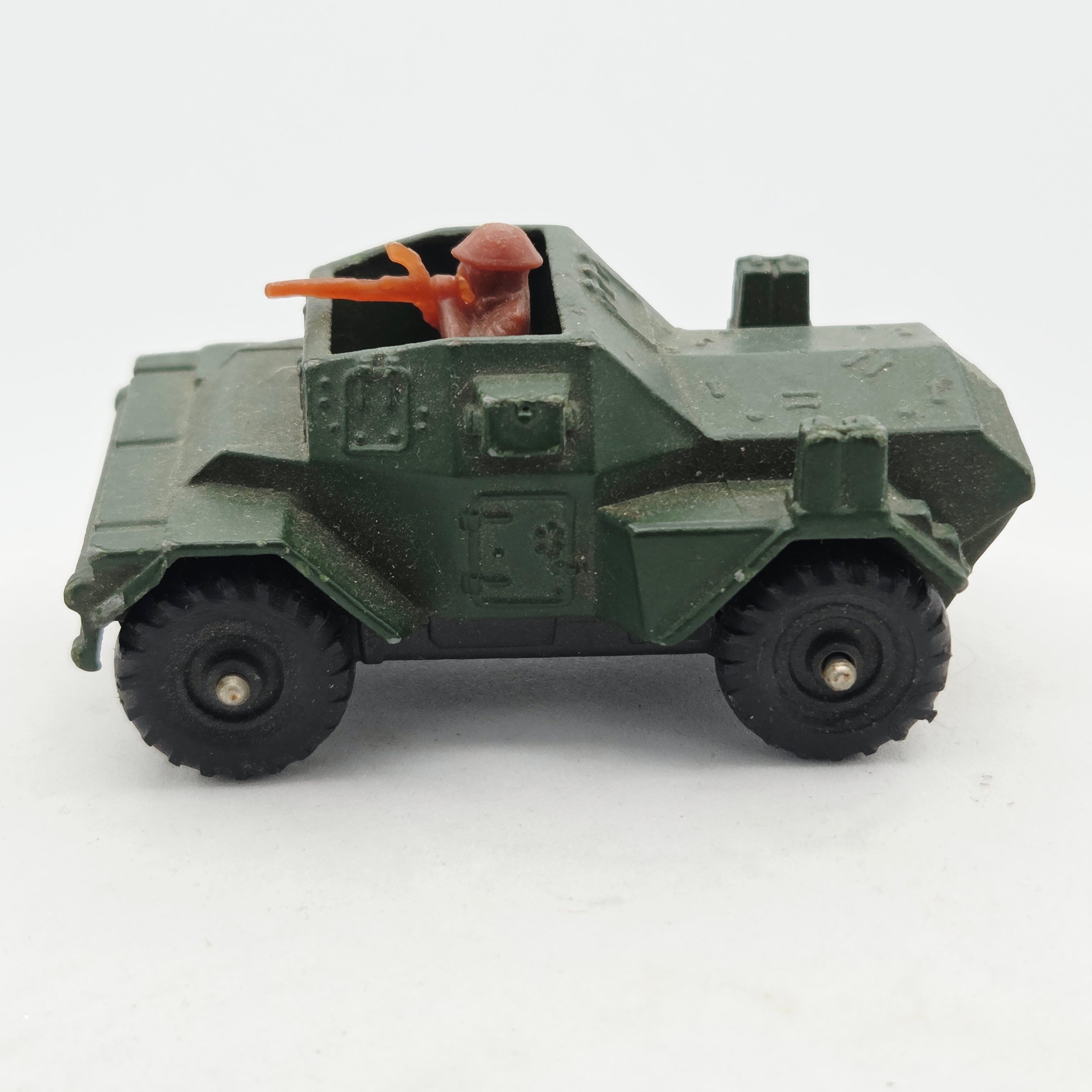 Corgi Daimler Scout Car - Military Vehicle - Britain Base (1973 Corgi Juniors)