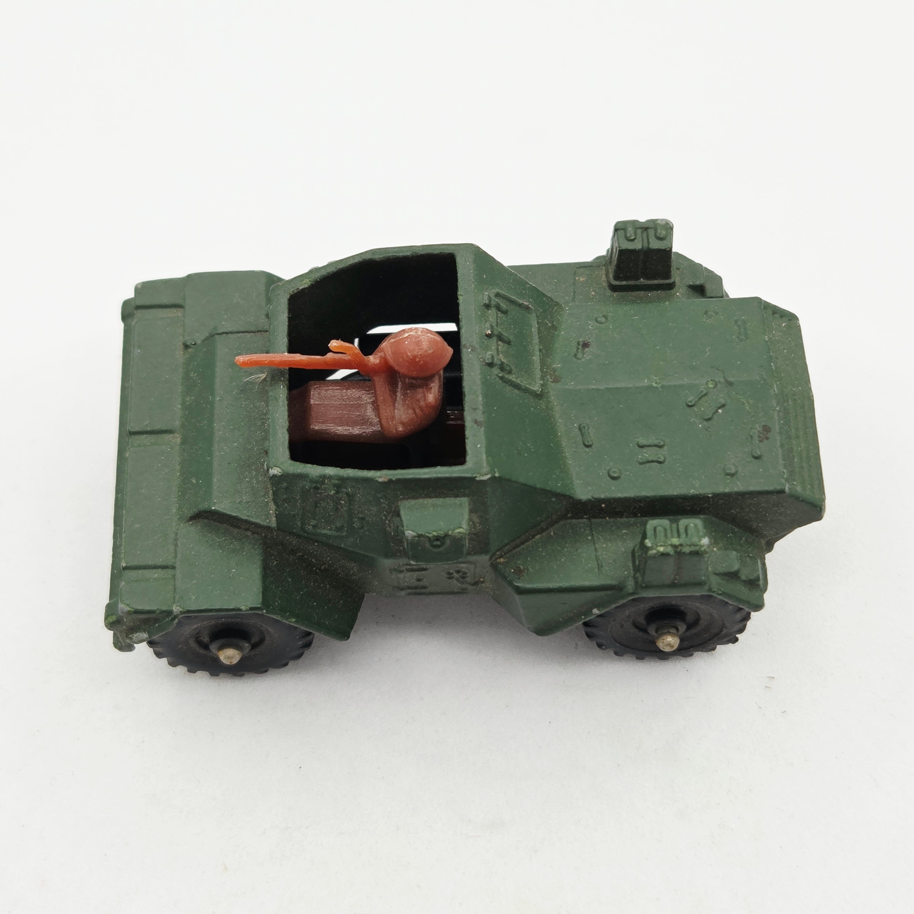 Corgi Daimler Scout Car - Military Vehicle - Britain Base (1973 Corgi Juniors)