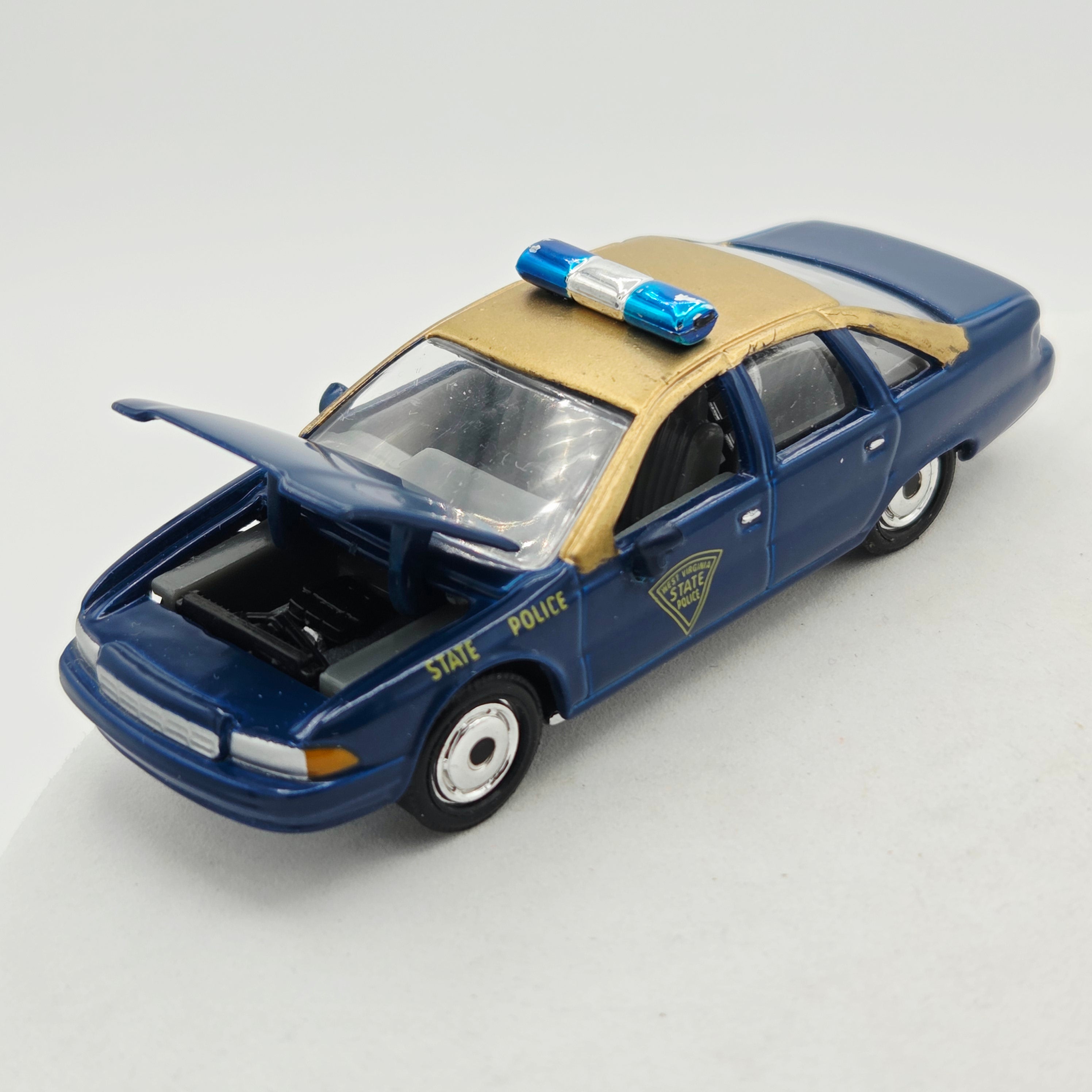 Racing Champions '92 Chevrolet Caprice Police Car - 1:64, West Virginia State Police (1999 Police USA)