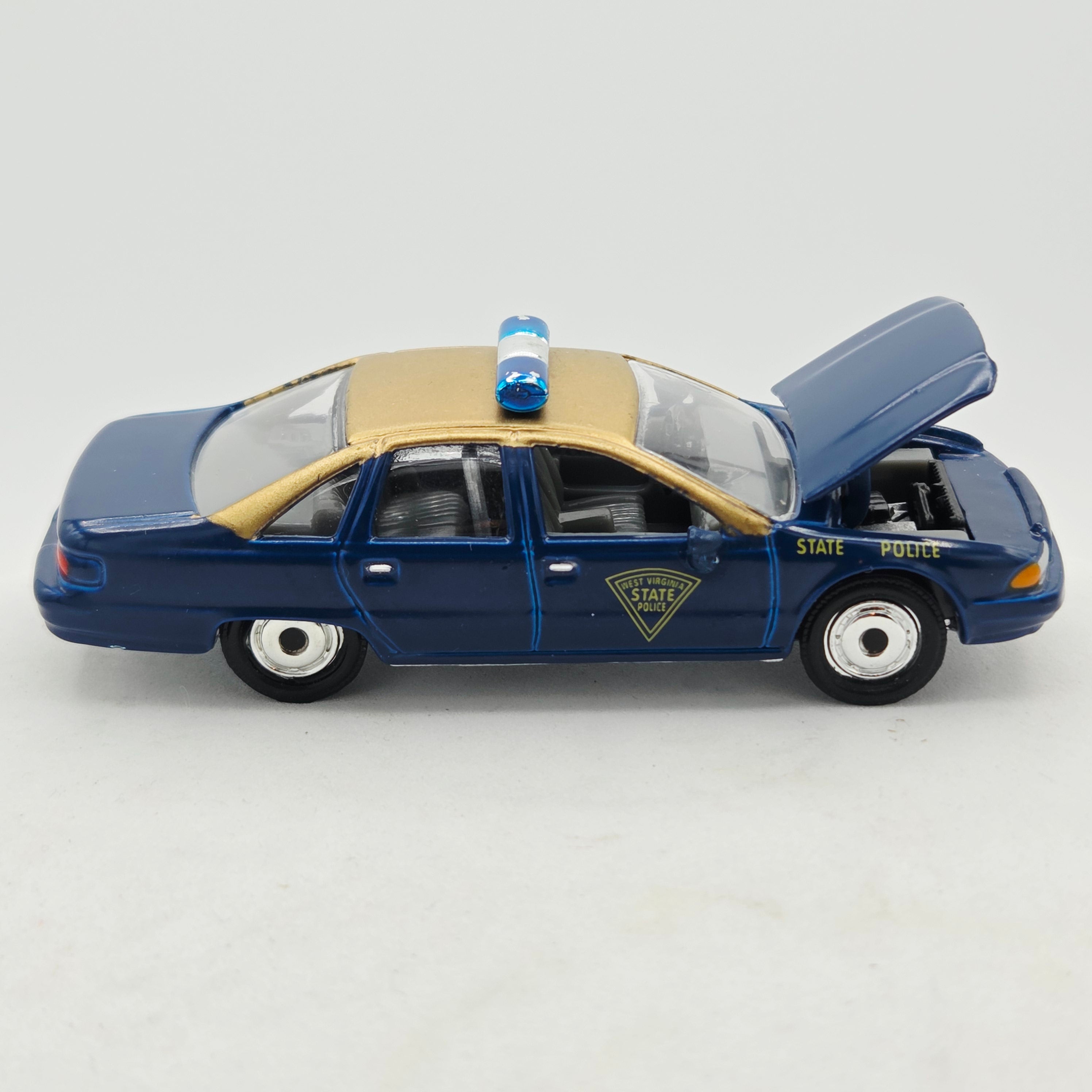 Racing Champions '92 Chevrolet Caprice Police Car - 1:64, West Virginia State Police (1999 Police USA)