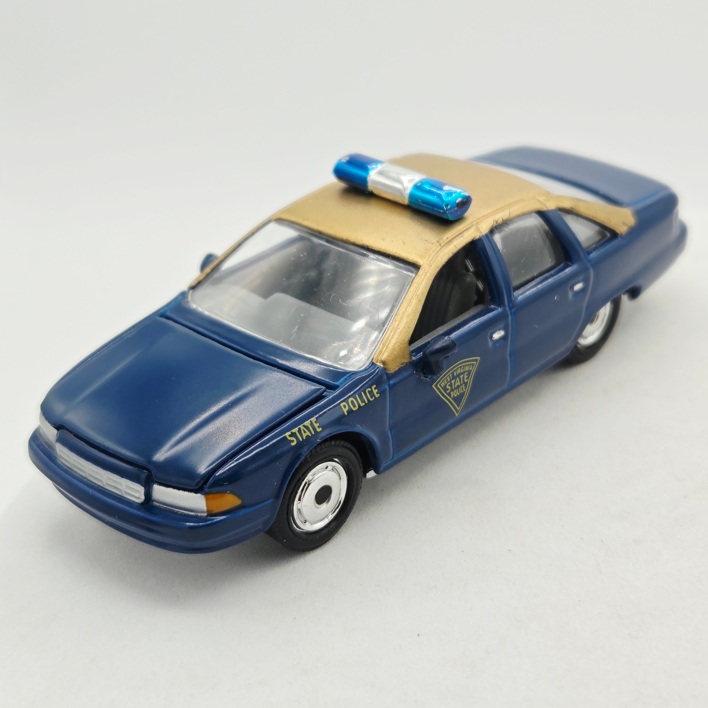 Racing Champions '92 Chevrolet Caprice Police Car - 1:64, West Virginia State Police (1999 Police USA)