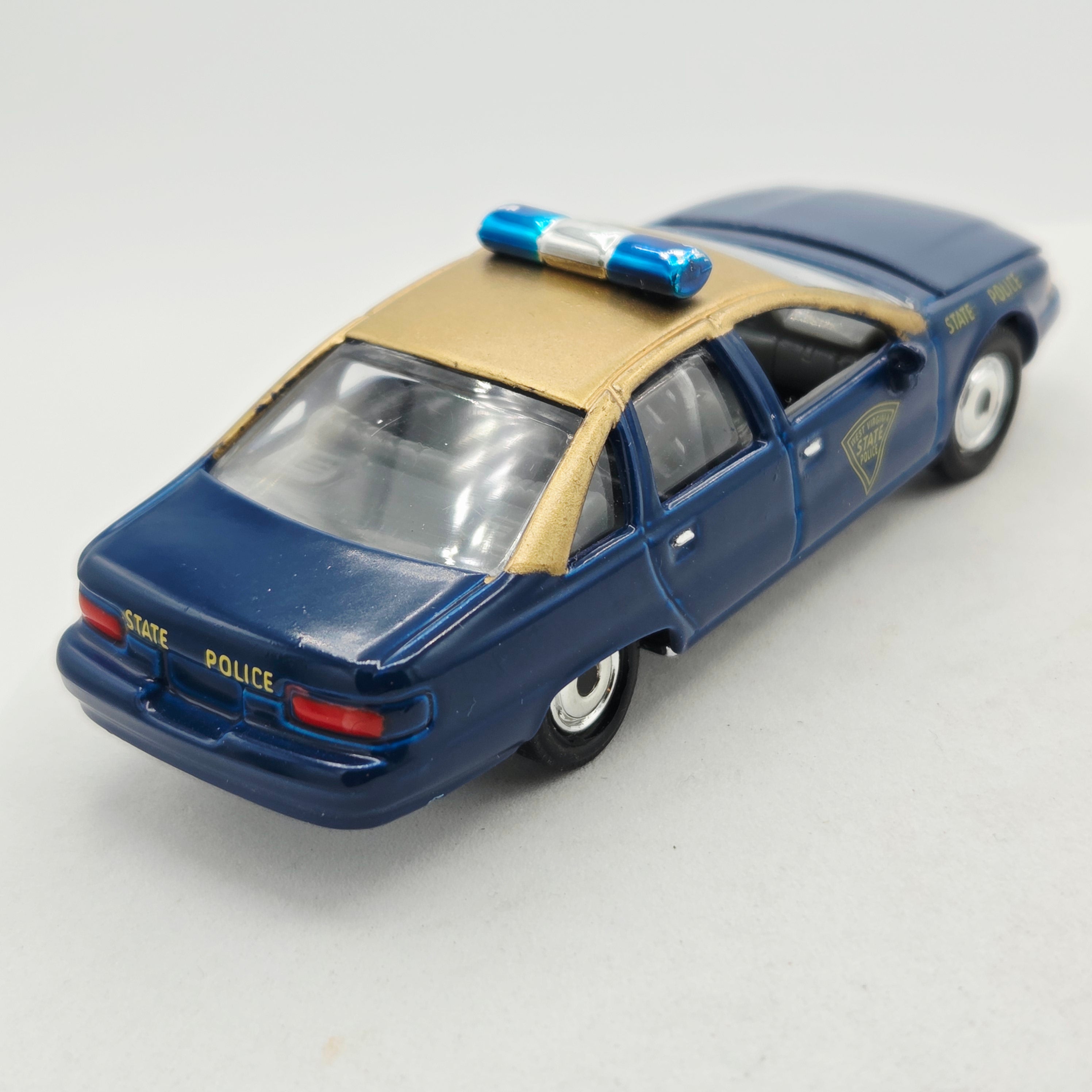 Racing Champions '92 Chevrolet Caprice Police Car - 1:64, West Virginia State Police (1999 Police USA)