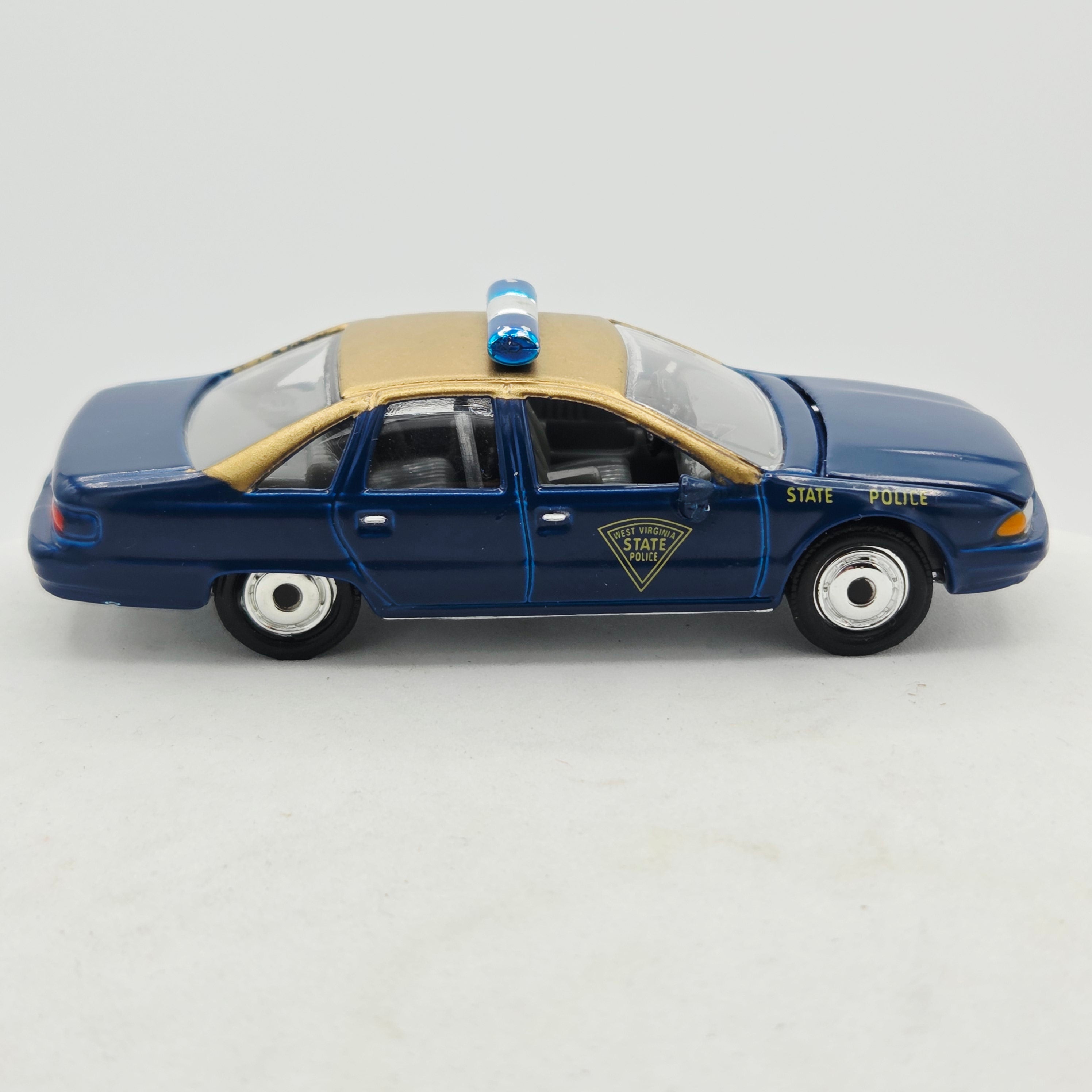 Racing Champions '92 Chevrolet Caprice Police Car - 1:64, West Virginia State Police (1999 Police USA)
