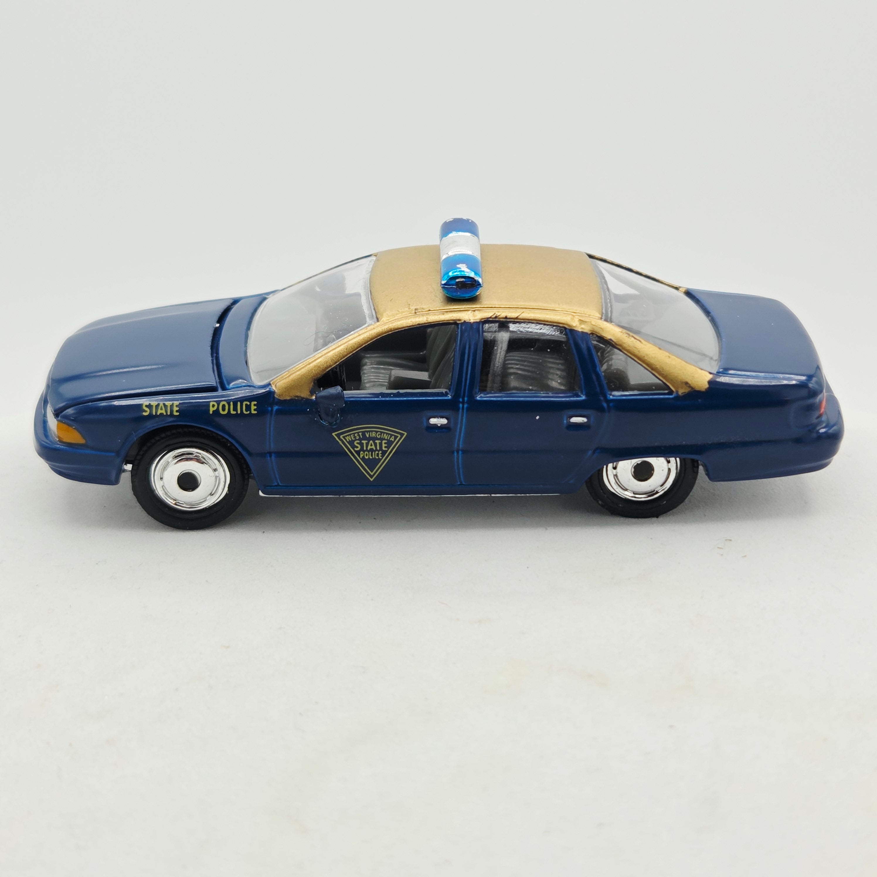 Racing Champions '92 Chevrolet Caprice Police Car - 1:64, West Virginia State Police (1999 Police USA)