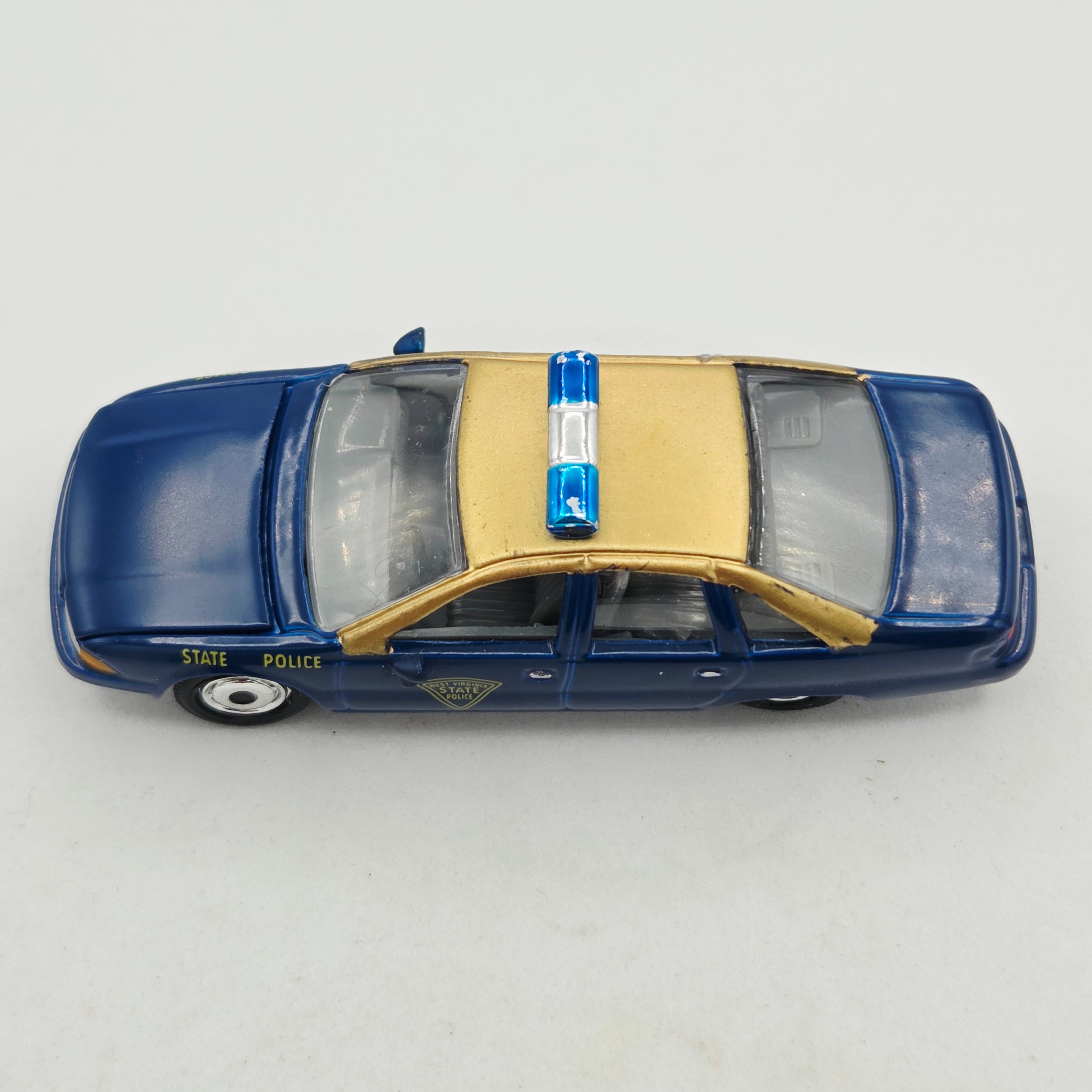 Racing Champions '92 Chevrolet Caprice Police Car - 1:64, West Virginia State Police (1999 Police USA)