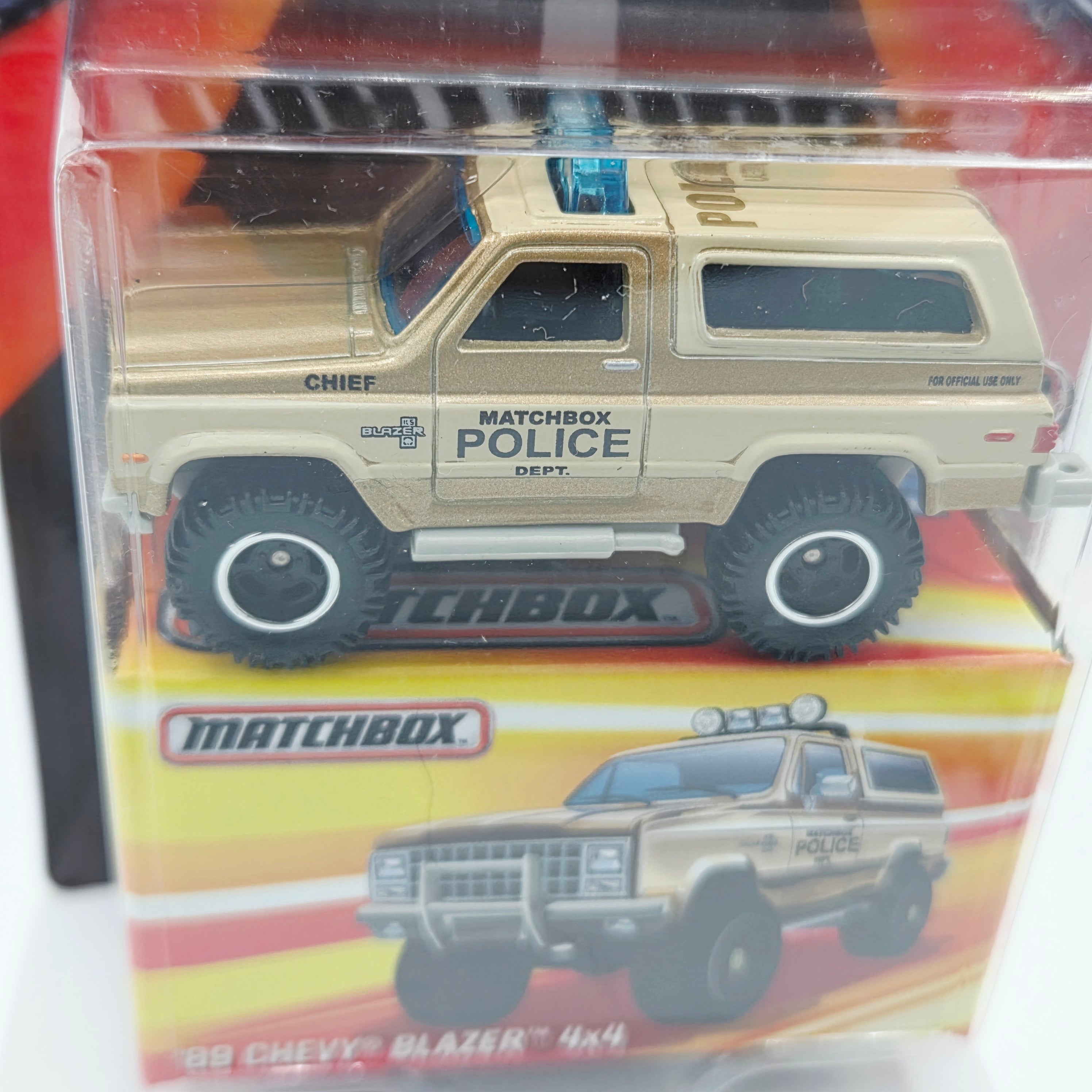 Matchbox '89 Chevy Blazer 4x4 "Police" (2017 Best of Matchbox - Toys R Us Exclusive)
