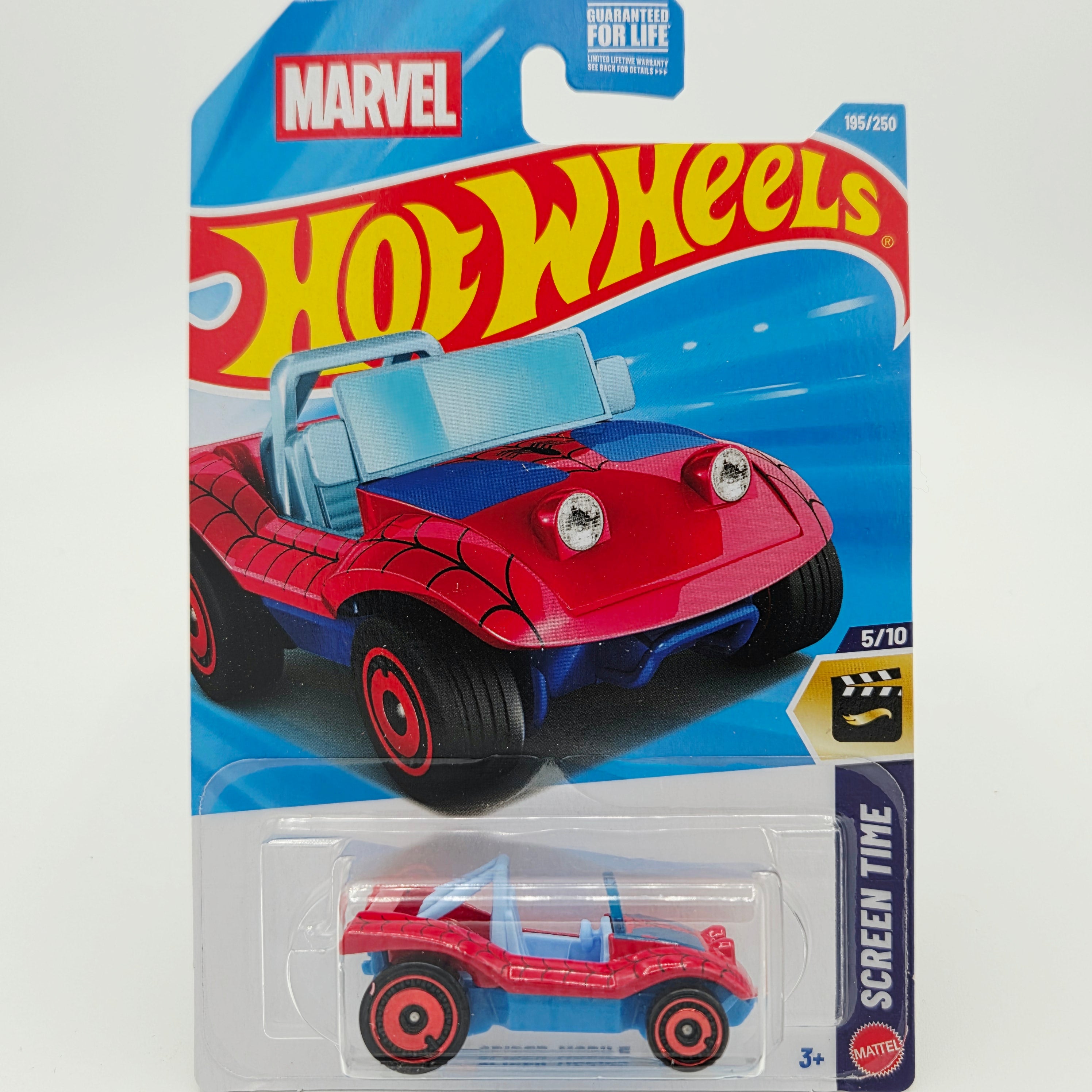 Hot Wheels Spider Mobile - Spiderman (2026 HW Basic Case K - Screen Time)