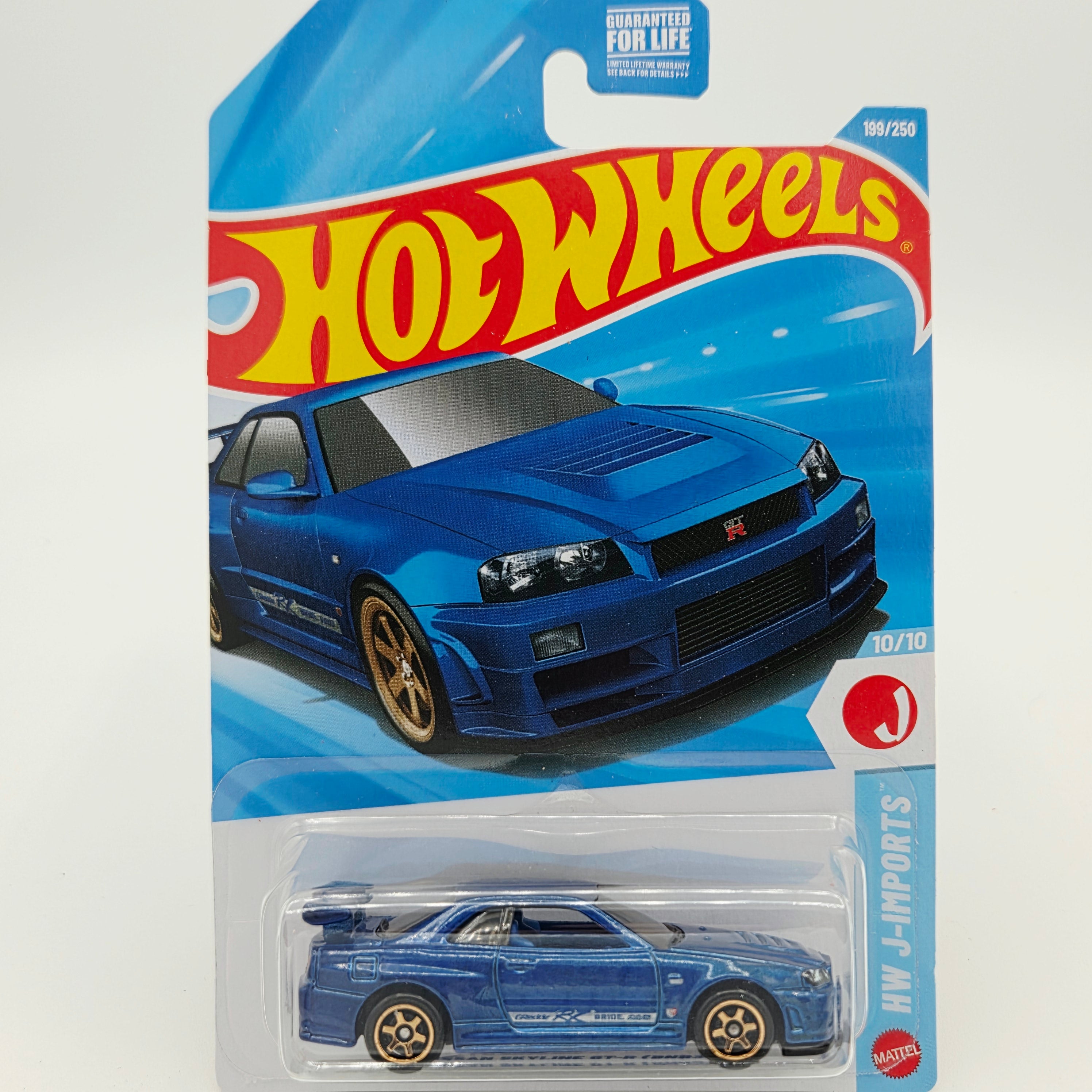 Hot Wheels Nissan Skyline GT-R BNR34 (2026 HW Basic Case K - J-Imports)