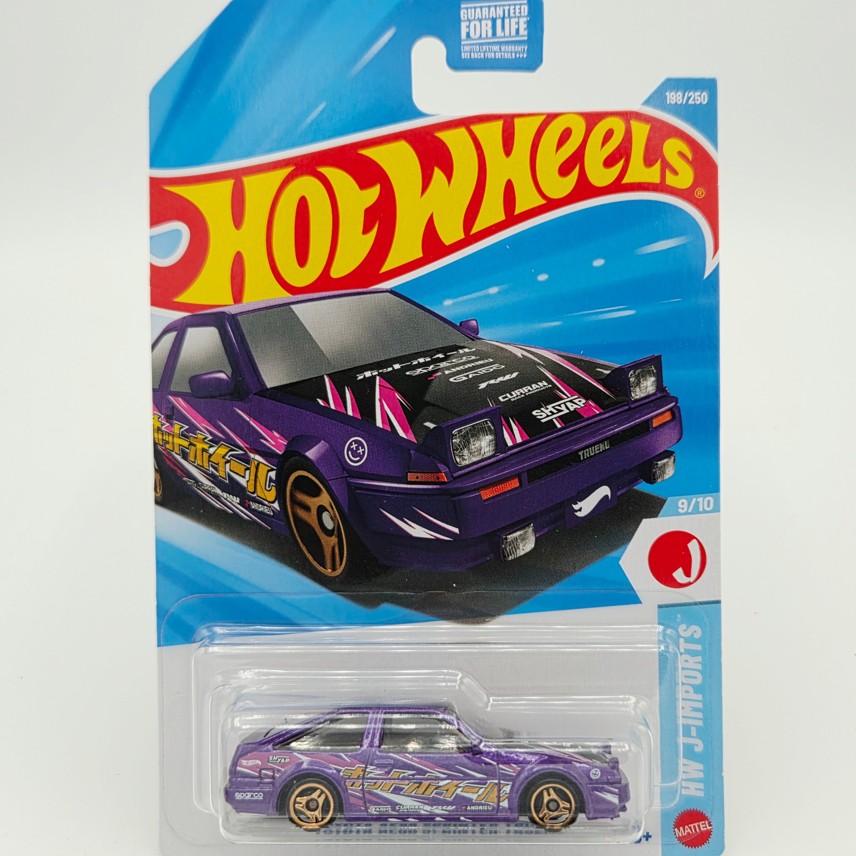 Hot Wheels Toyota AE86 Sprinter Trueno (2026 HW Basic Case K - J-Imports)