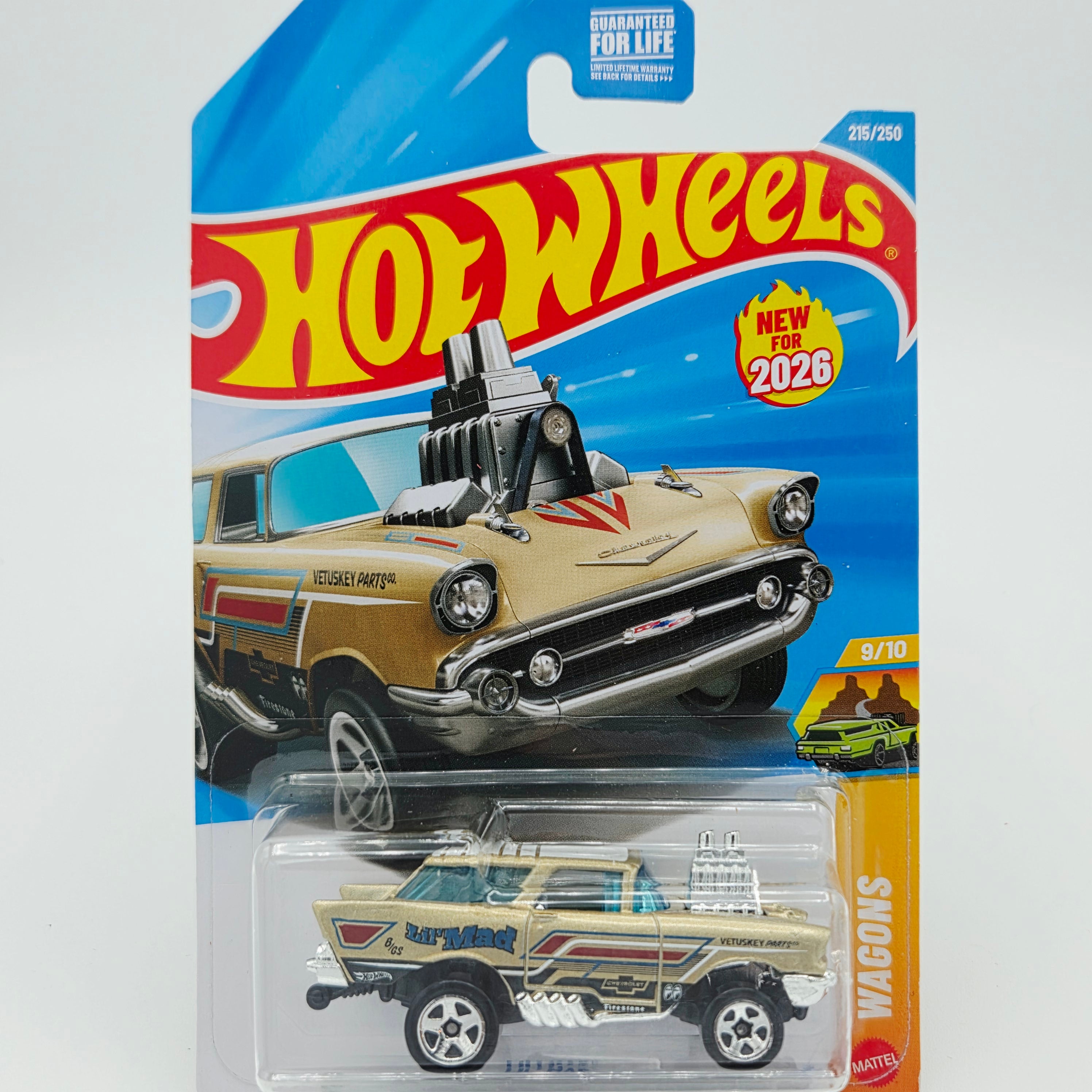 Hot Wheels Lil' Mad - Chevy Nomad Gasser (2026 HW Basic Case K - Wagons)