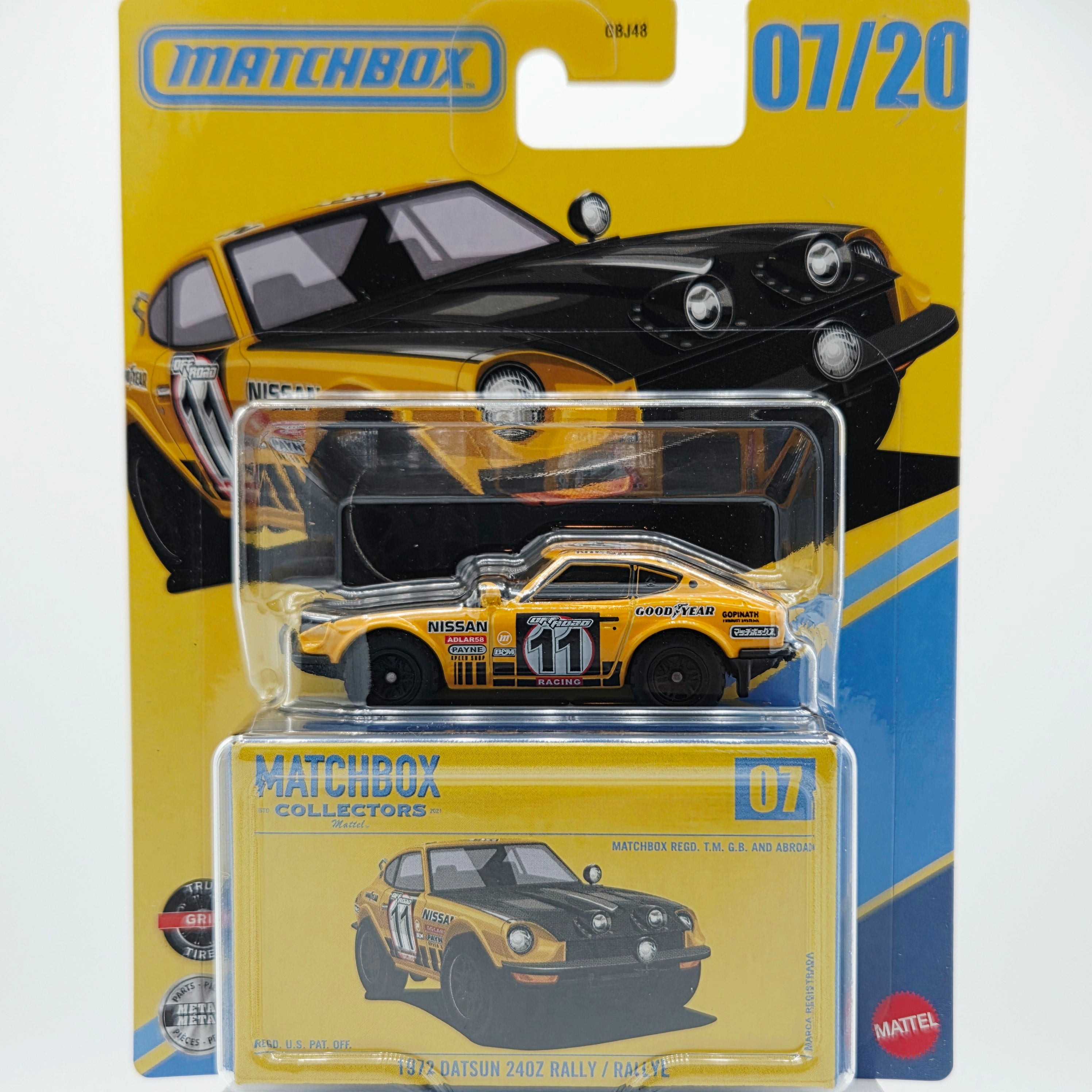 Matchbox '72 Datsun 240Z Rally (2026 Premium Collectors Series - Mix 4 Case H)