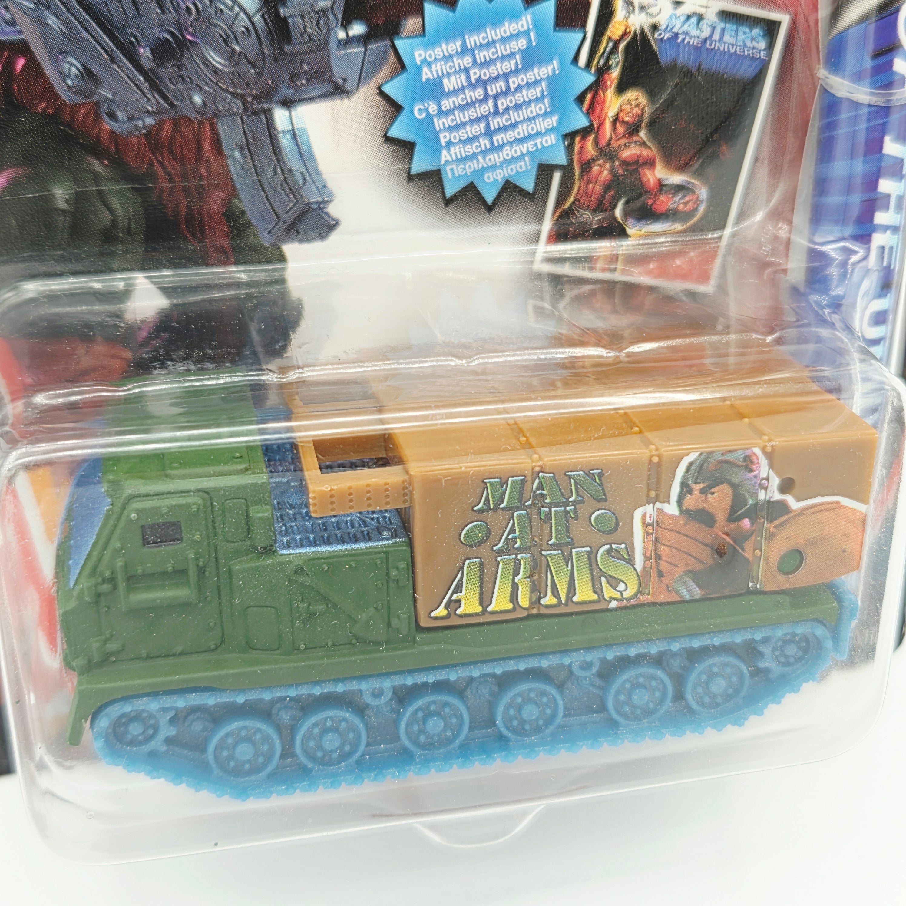 Matchbox Missle Launcher "Man at Arms" w/ Poster (2002 MBX Collectibles - Masters of the Universe)